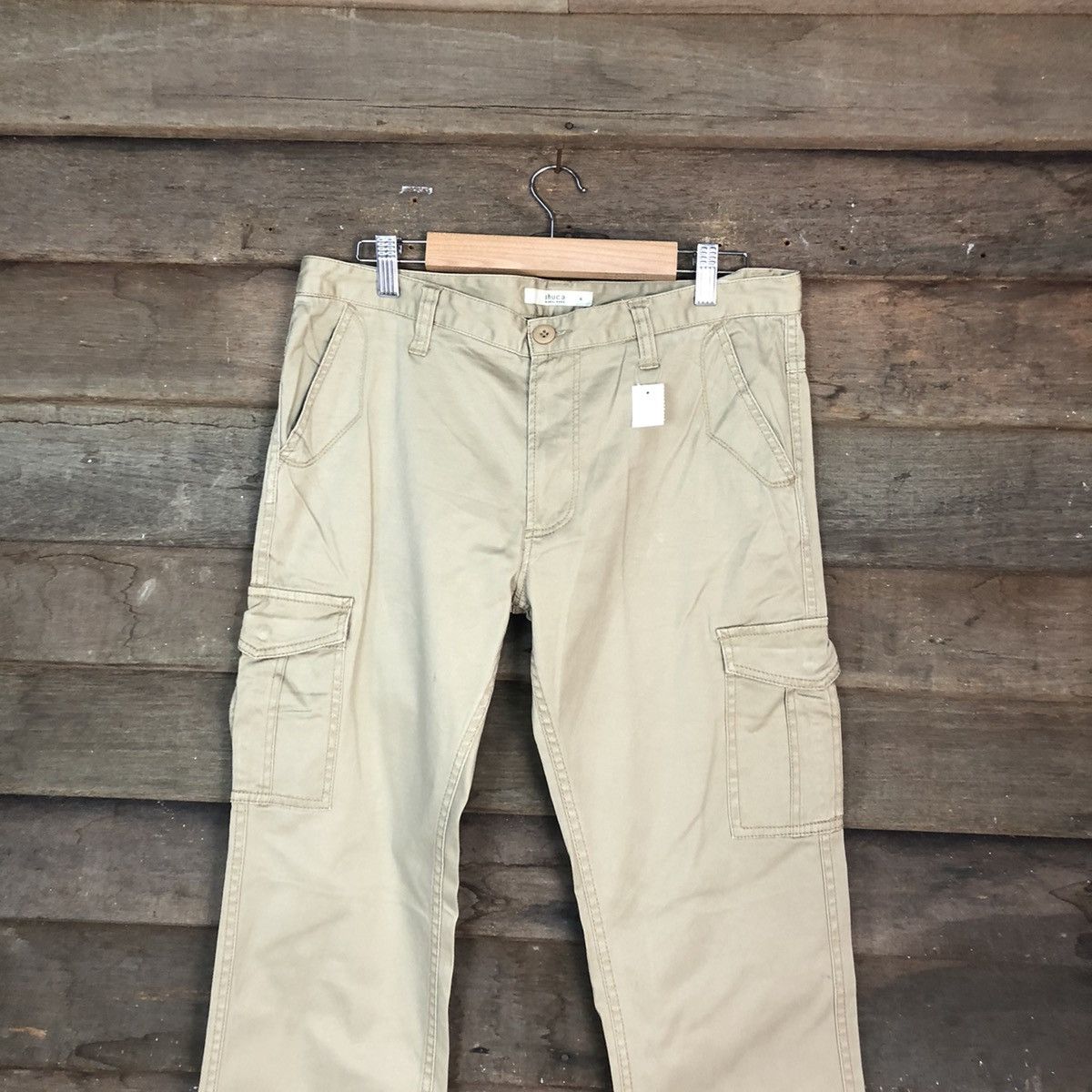 Japanese Brand DLL Shuca Brown utility Cargo Multipocket Pants #1375 Size US 32 / EU 48 - 2 Thumbnail