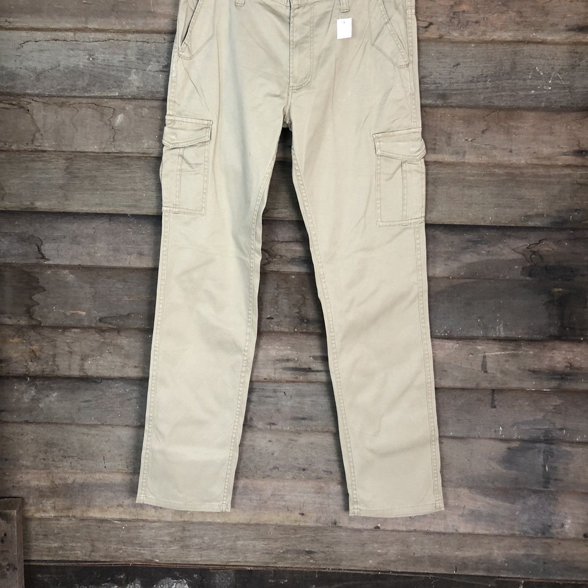 Japanese Brand DLL Shuca Brown utility Cargo Multipocket Pants #1375 Size US 32 / EU 48 - 3 Thumbnail