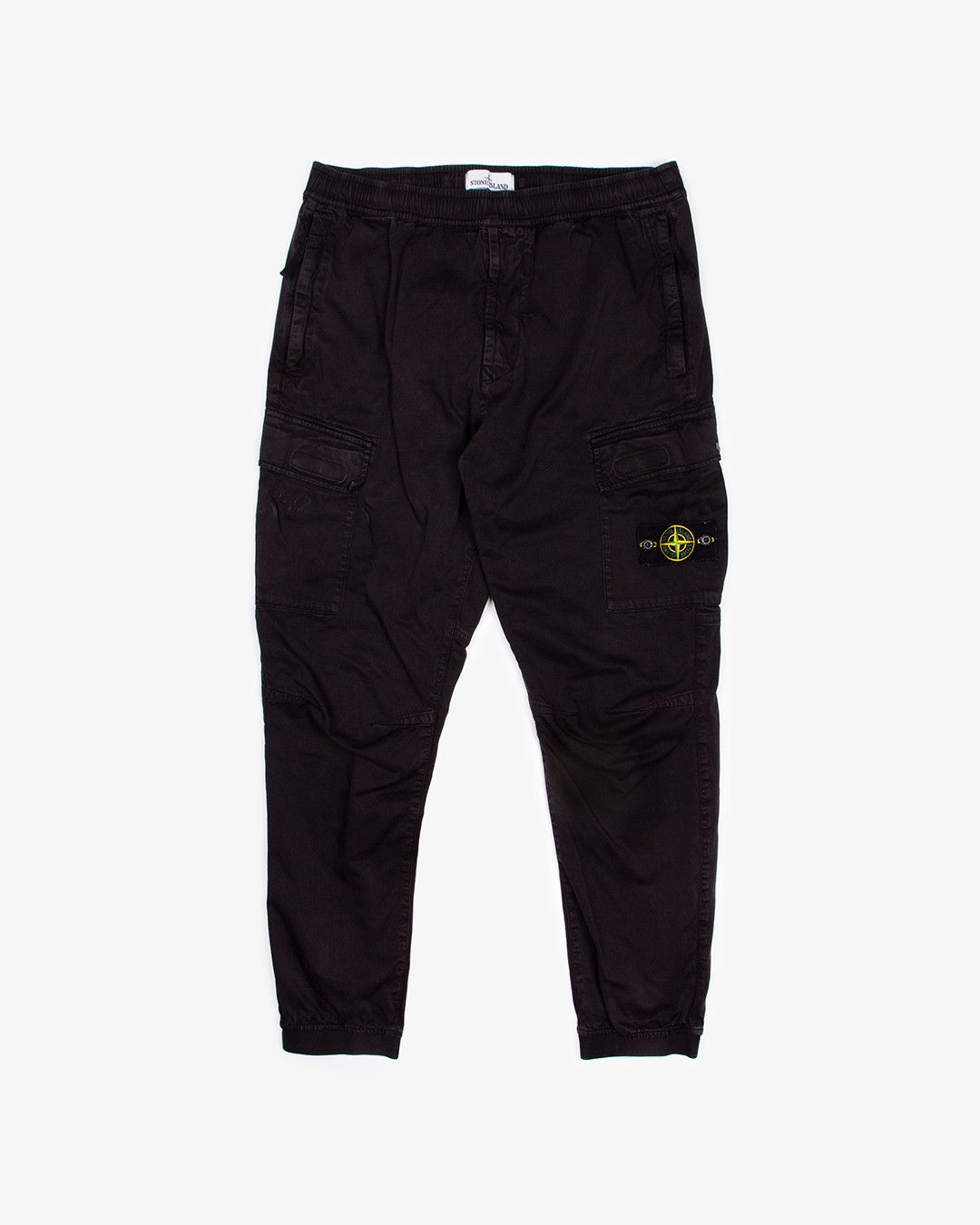 image of Stone Island Tapered Cargo Pant in Black, Men's (Size 36)