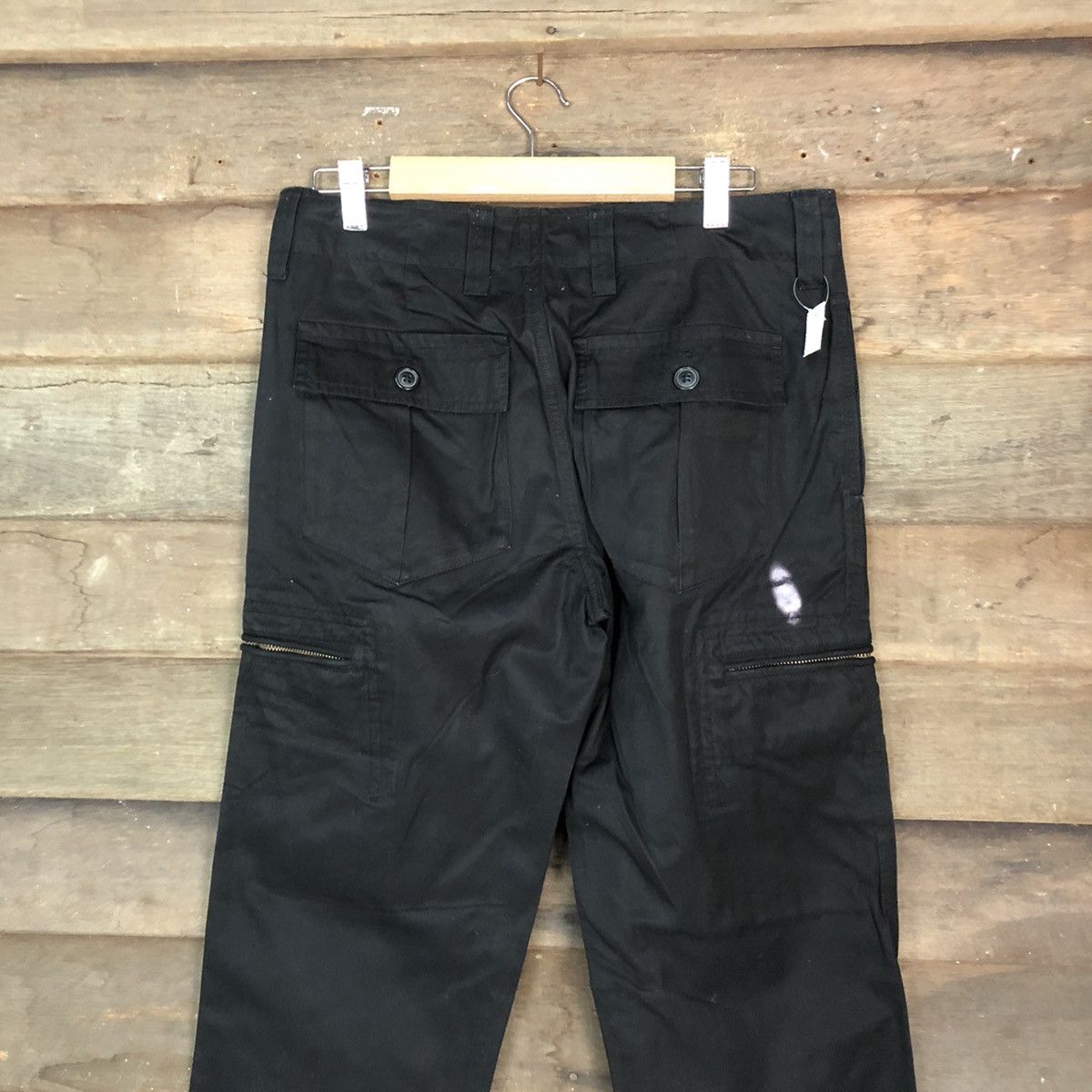 Japanese Brand DLL Play More Black Cargo Multipocket Pants #1511 Size US 30 / EU 46 - 9 Thumbnail