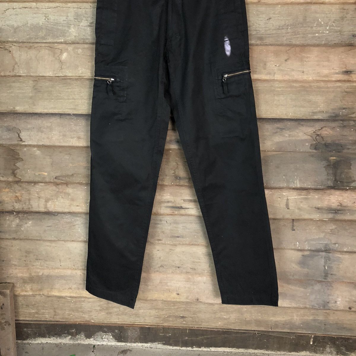 Japanese Brand DLL Play More Black Cargo Multipocket Pants #1511 Size US 30 / EU 46 - 3 Thumbnail