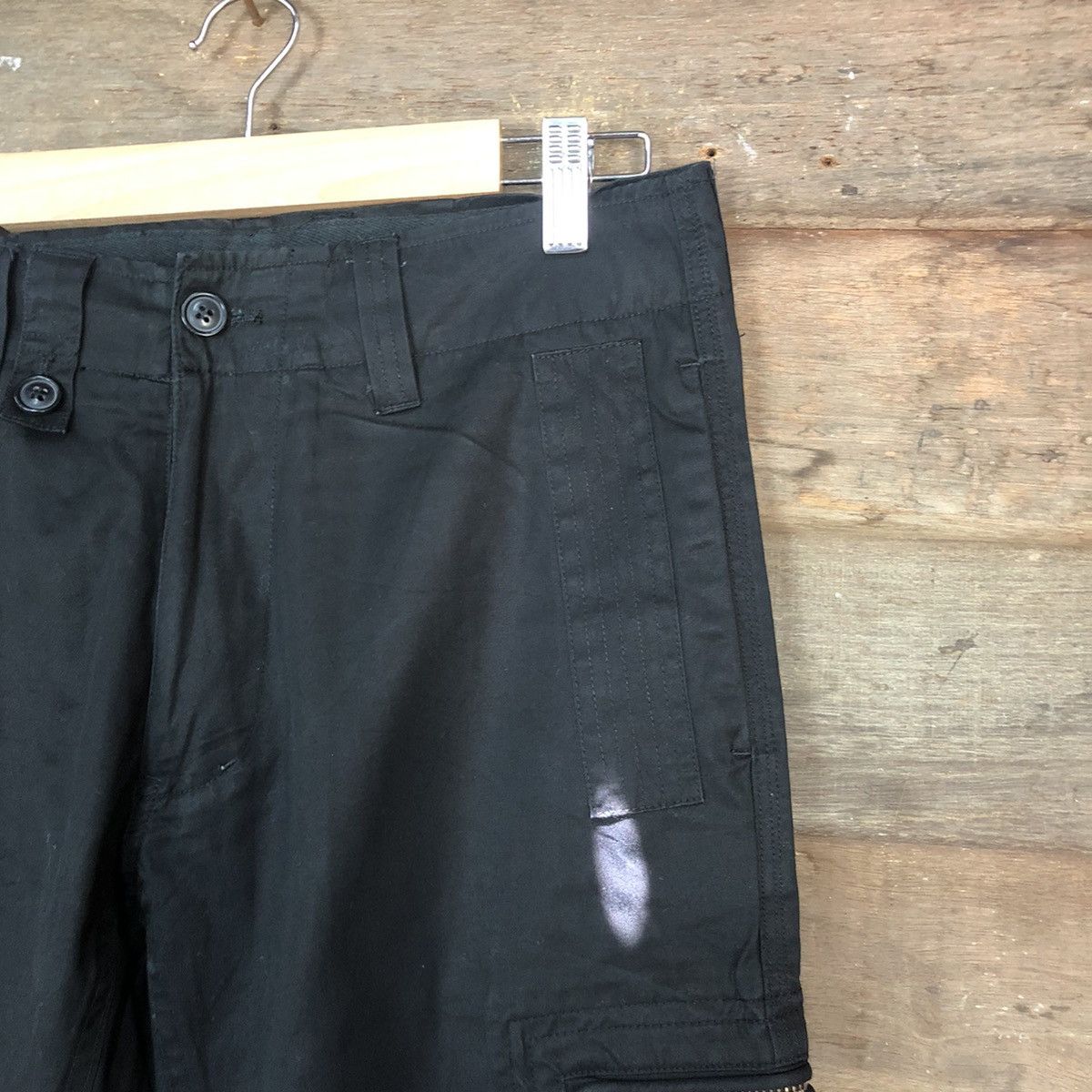 Japanese Brand DLL Play More Black Cargo Multipocket Pants #1511 Size US 30 / EU 46 - 7 Thumbnail