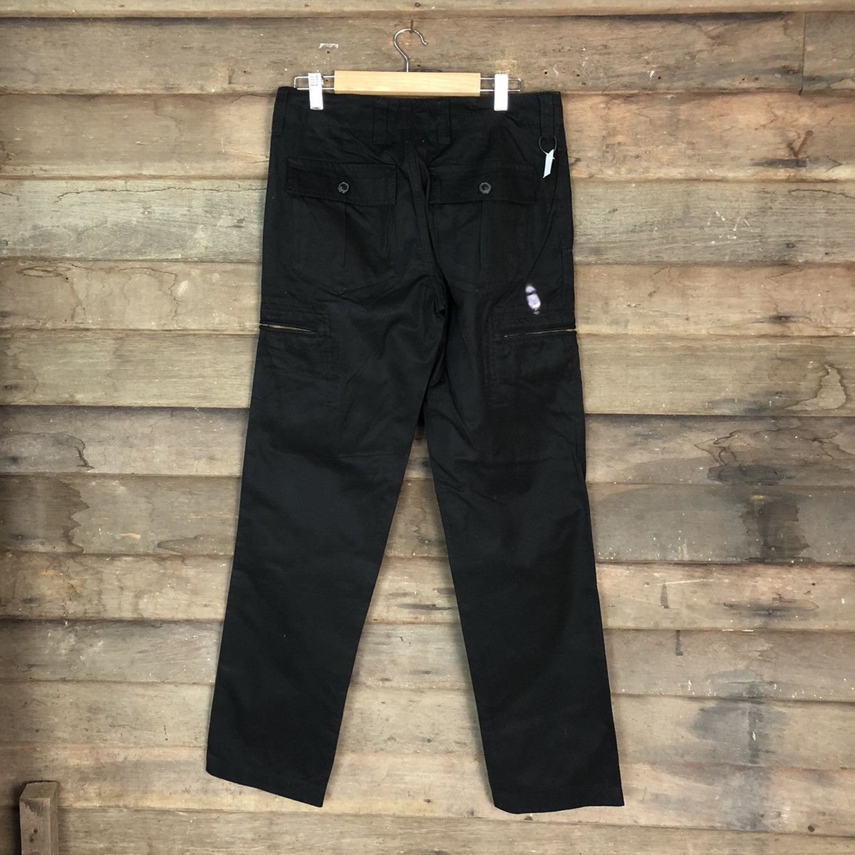 Japanese Brand DLL Play More Black Cargo Multipocket Pants #1511 Size US 30 / EU 46 - 8 Thumbnail