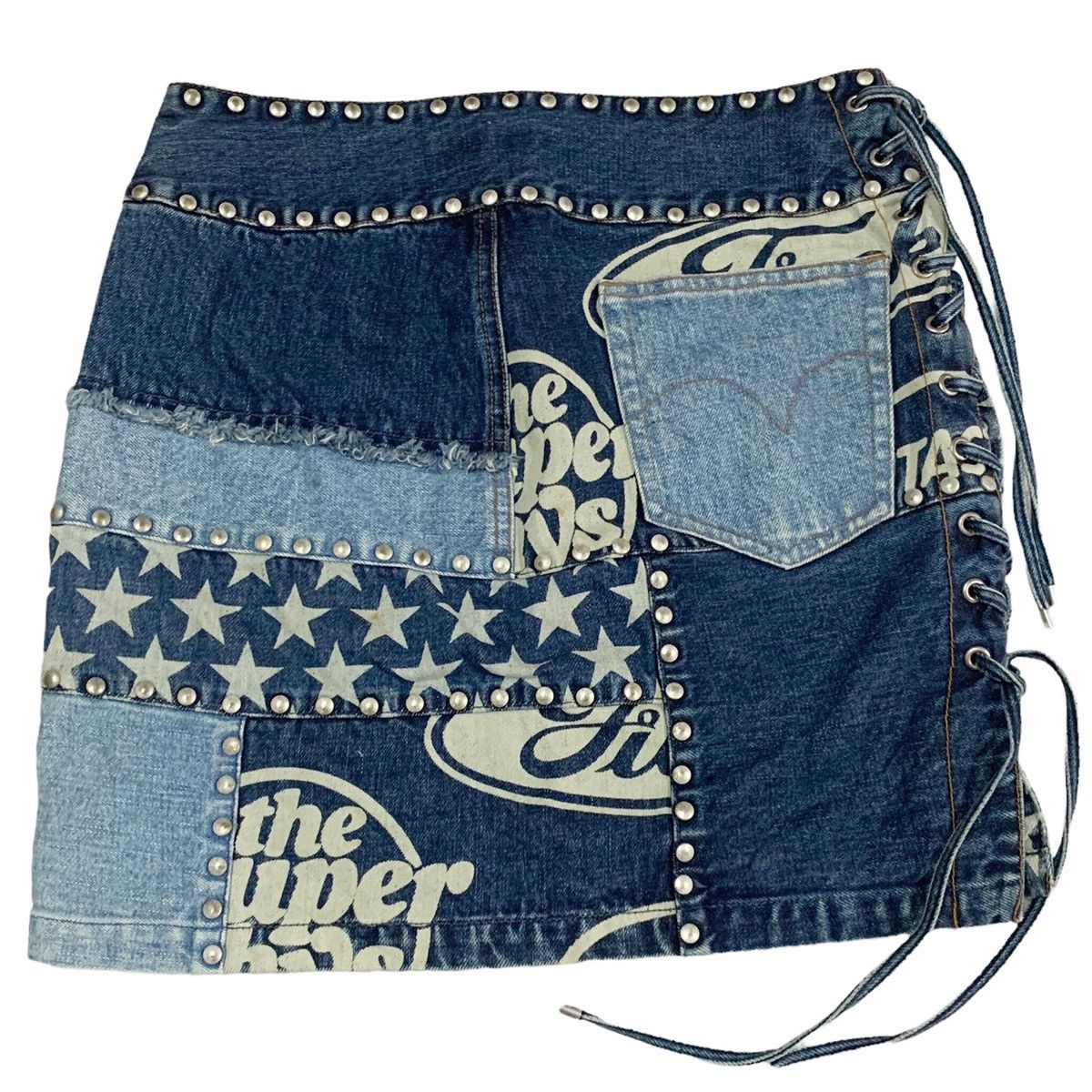 Hysteric Glamour Hysteric Glamour Patch Work Gothic Women Skirts Size 28" / US 6 / IT 42 - 4 Thumbnail