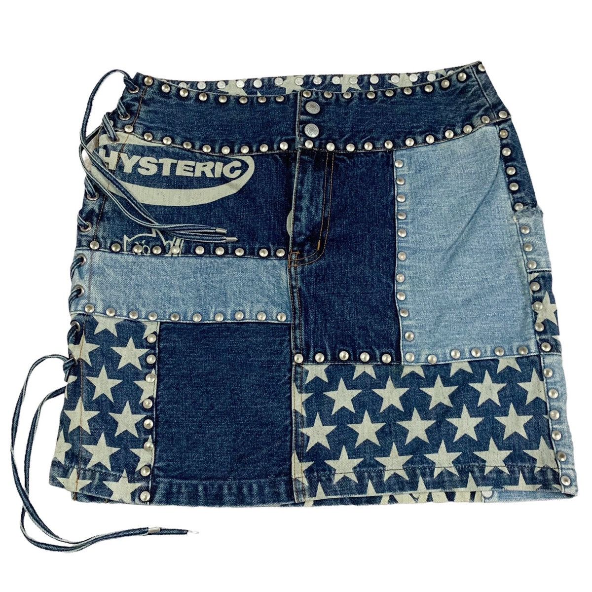 Hysteric Glamour Patch Work Gothic Women Skirts