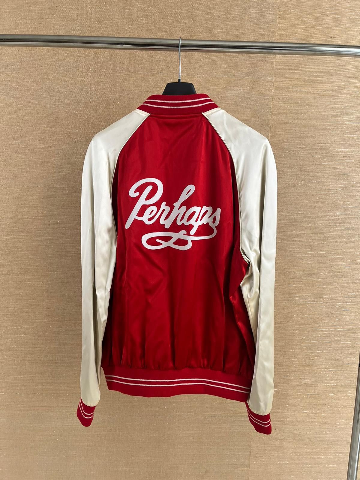 Celine Perhaps Souvenir Jacket in Red & Ivory Size US M / EU 48-50 / 2 - 6 Thumbnail