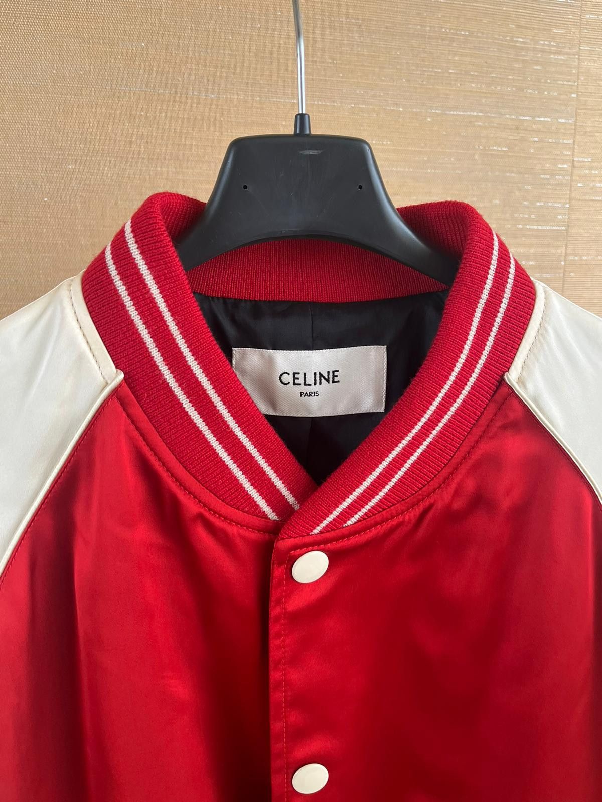 Celine Perhaps Souvenir Jacket in Red & Ivory Size US M / EU 48-50 / 2 - 11 Thumbnail