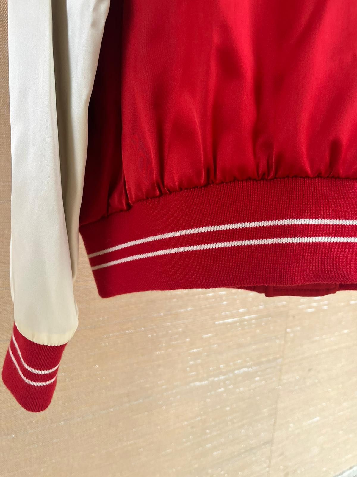 Celine Perhaps Souvenir Jacket in Red & Ivory Size US M / EU 48-50 / 2 - 8 Thumbnail