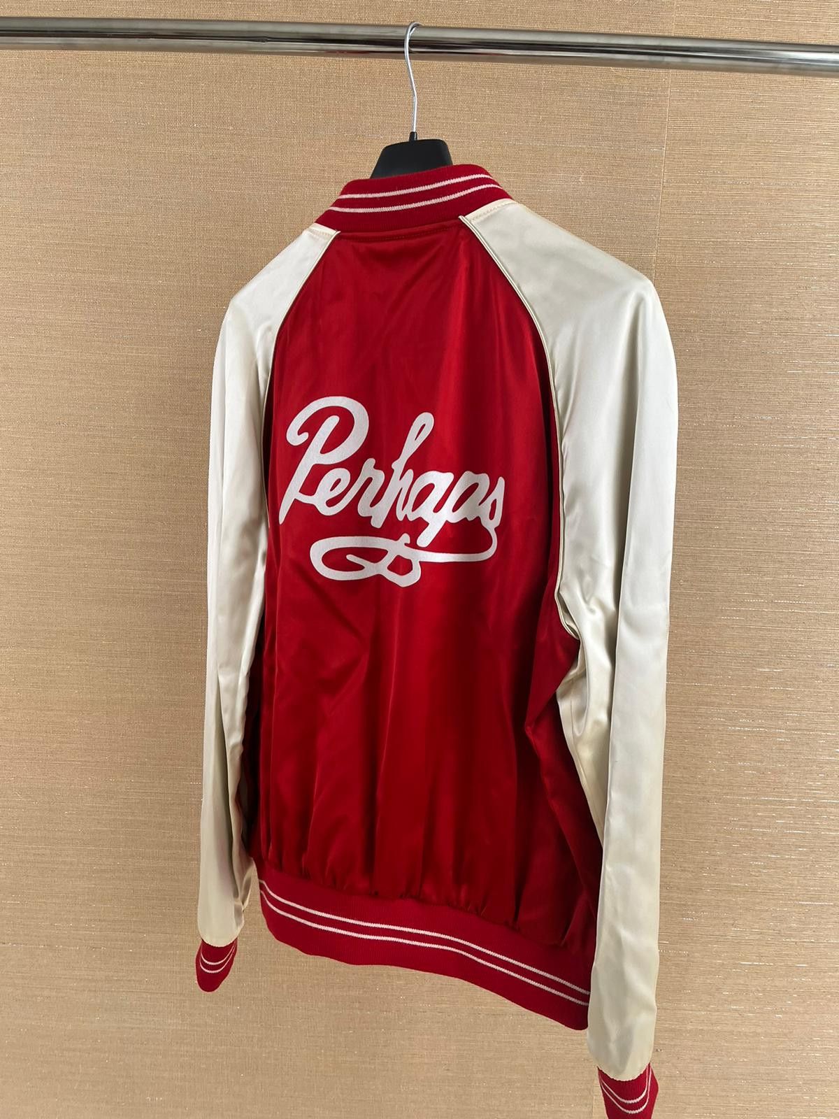 Celine Perhaps Souvenir Jacket in Red & Ivory Size US M / EU 48-50 / 2 - 7 Thumbnail