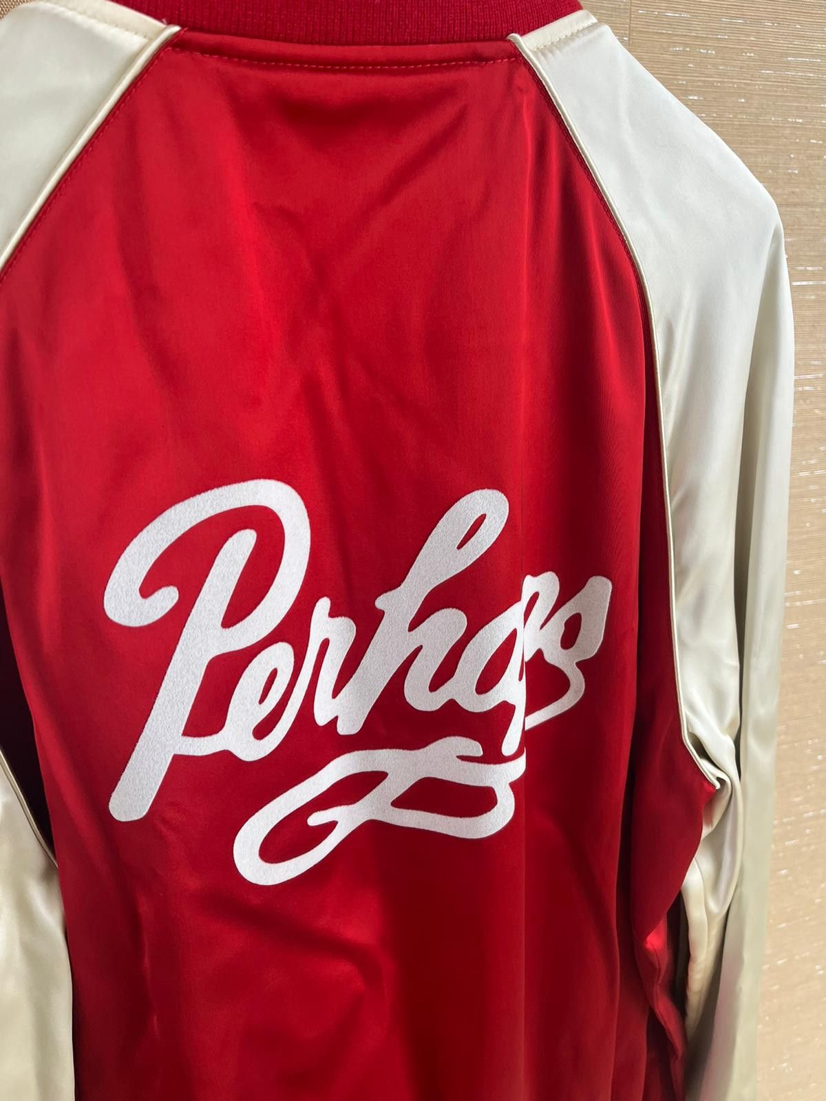Celine Perhaps Souvenir Jacket in Red & Ivory Size US M / EU 48-50 / 2 - 3 Thumbnail