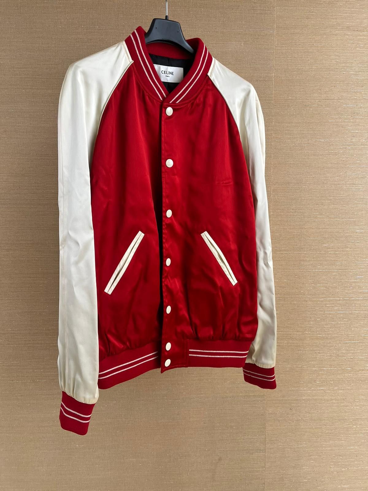 Celine Perhaps Souvenir Jacket in Red & Ivory Size US M / EU 48-50 / 2 - 12 Thumbnail