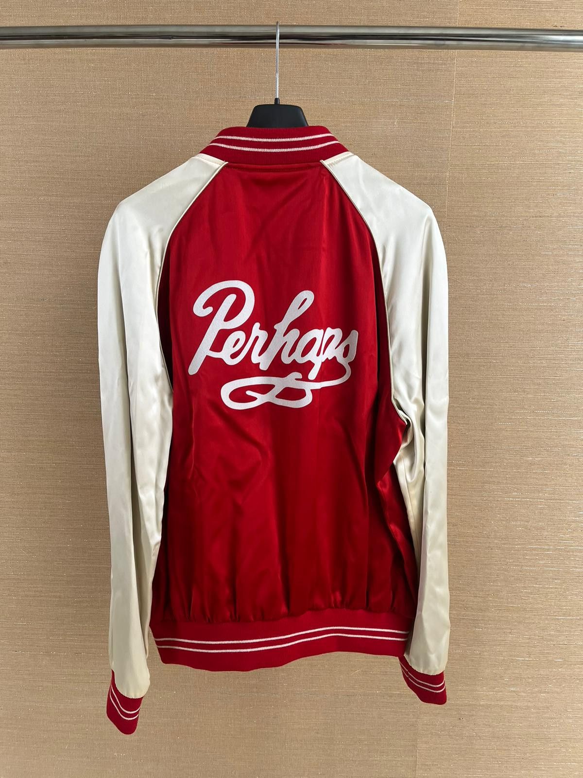 Celine Perhaps Souvenir Jacket in Red & Ivory Size US M / EU 48-50 / 2 - 10 Thumbnail