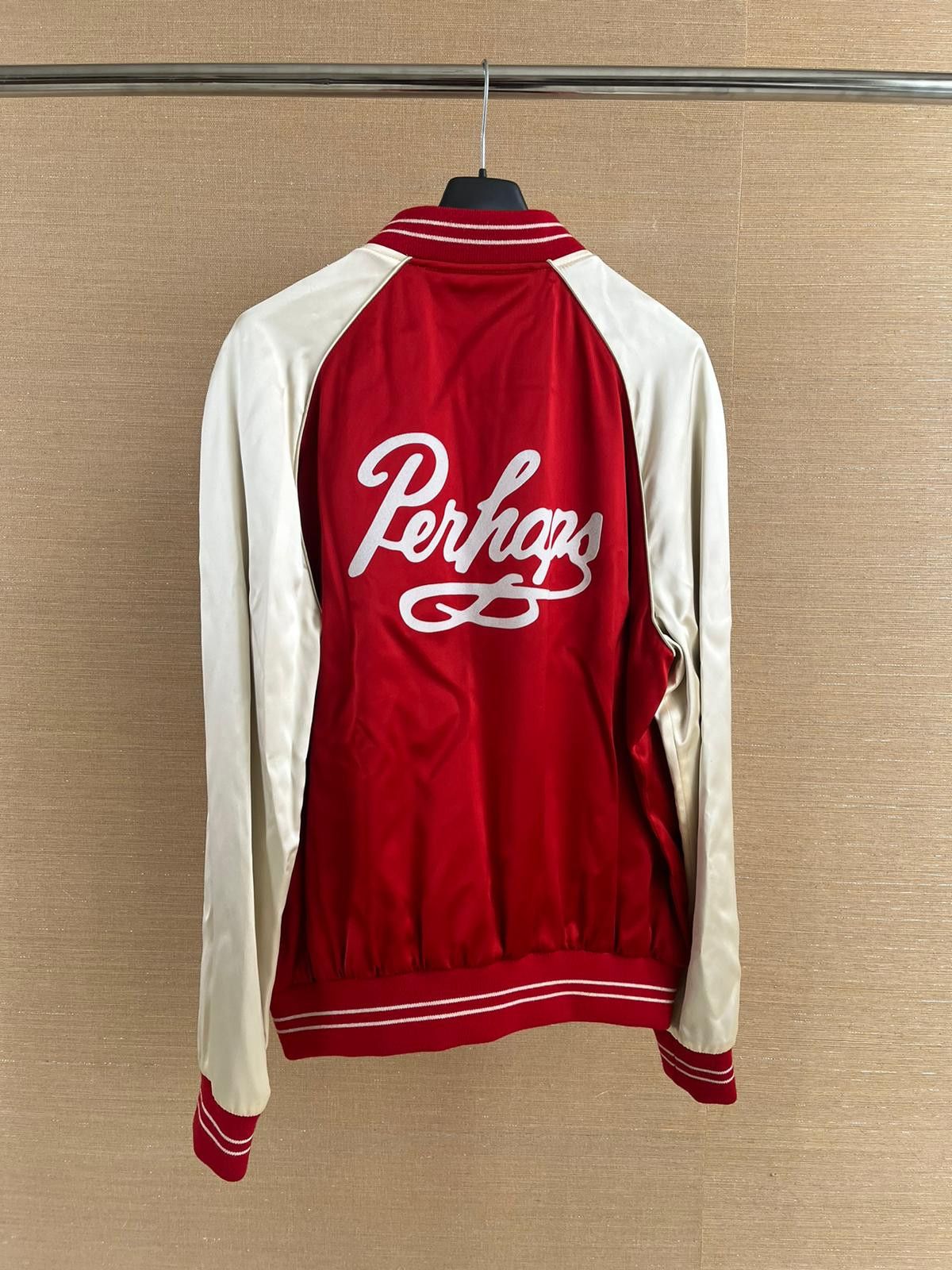 Celine Perhaps Souvenir Jacket in Red & Ivory Size US M / EU 48-50 / 2 - 2 Thumbnail