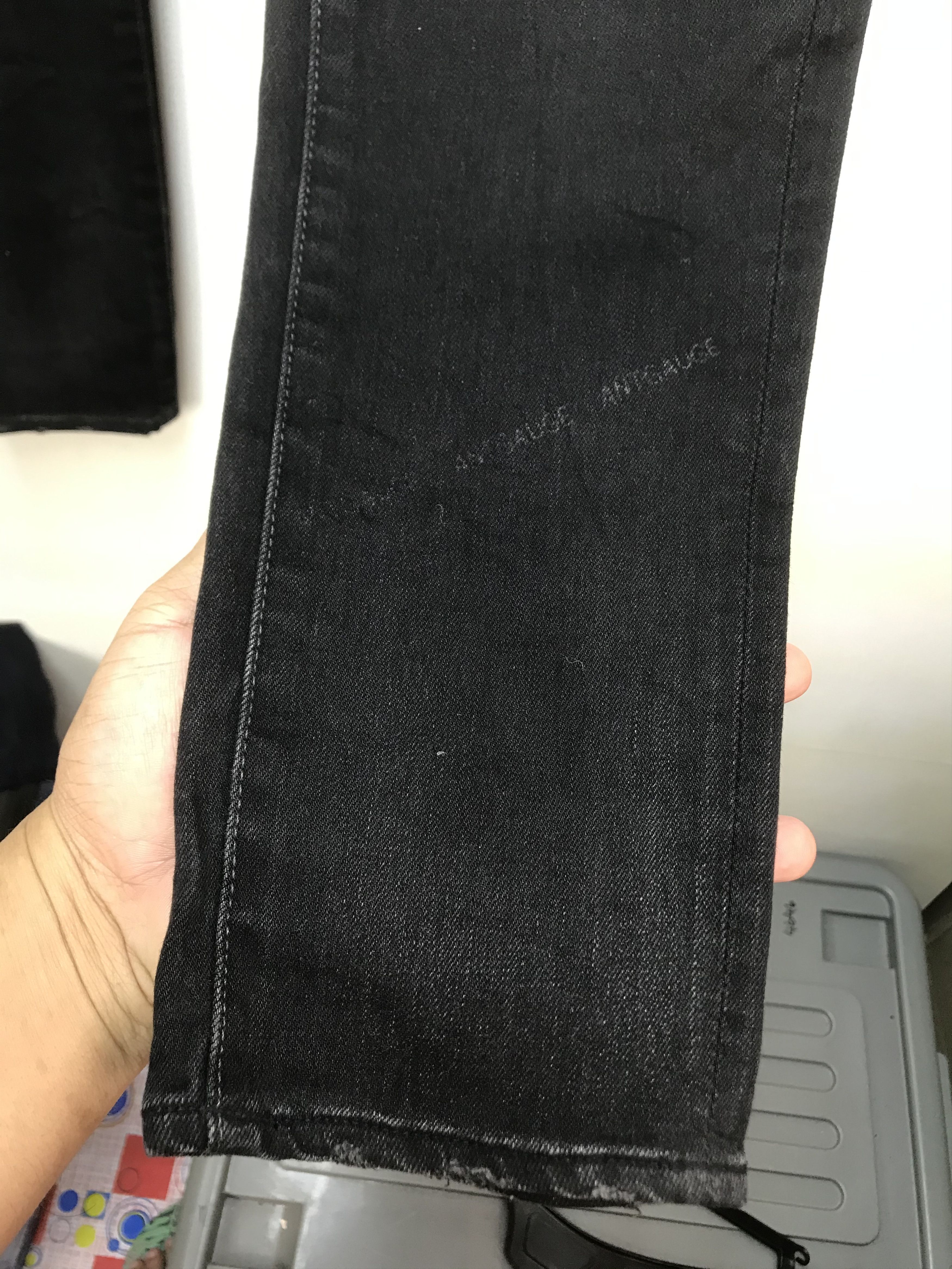 Japanese Brand ANTGAUGE DISTRESS DAMAGE STYLE SKINNY DENIM Size US 40 / EU 56 - 8 Thumbnail