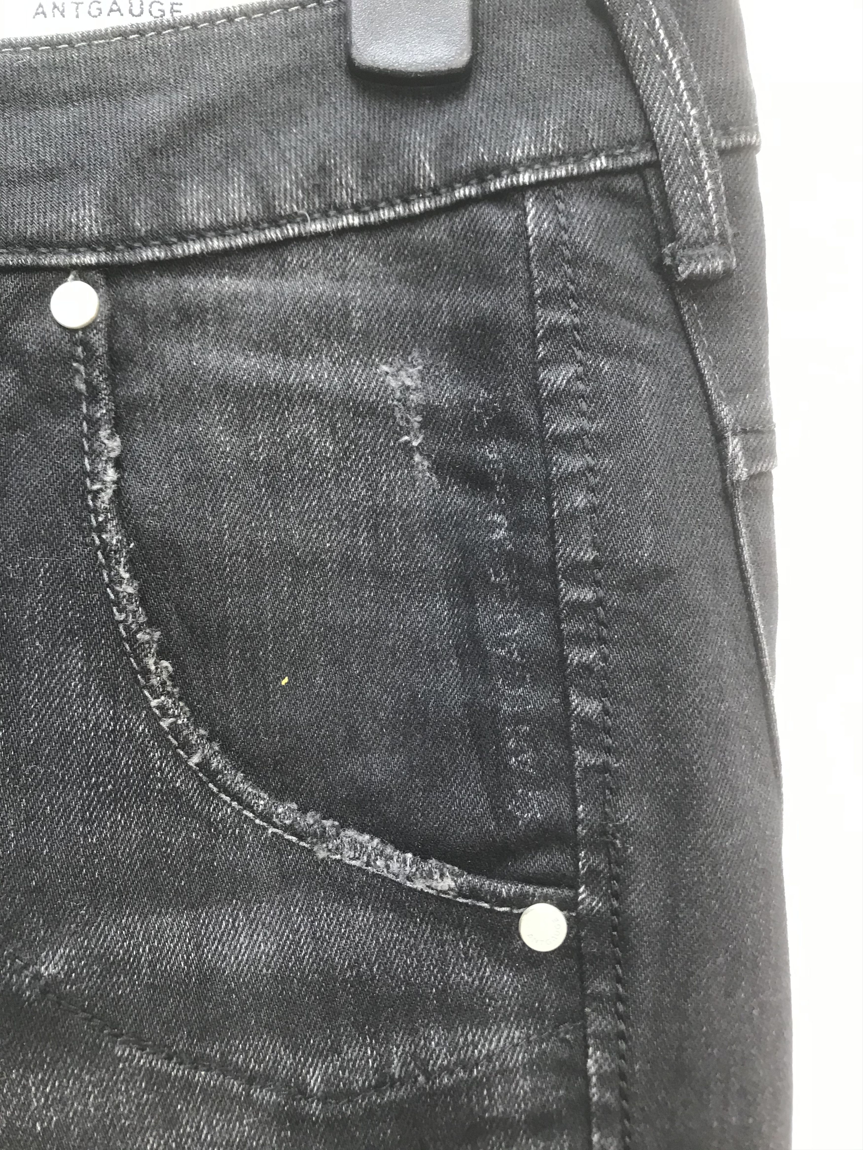 Japanese Brand ANTGAUGE DISTRESS DAMAGE STYLE SKINNY DENIM Size US 40 / EU 56 - 6 Thumbnail