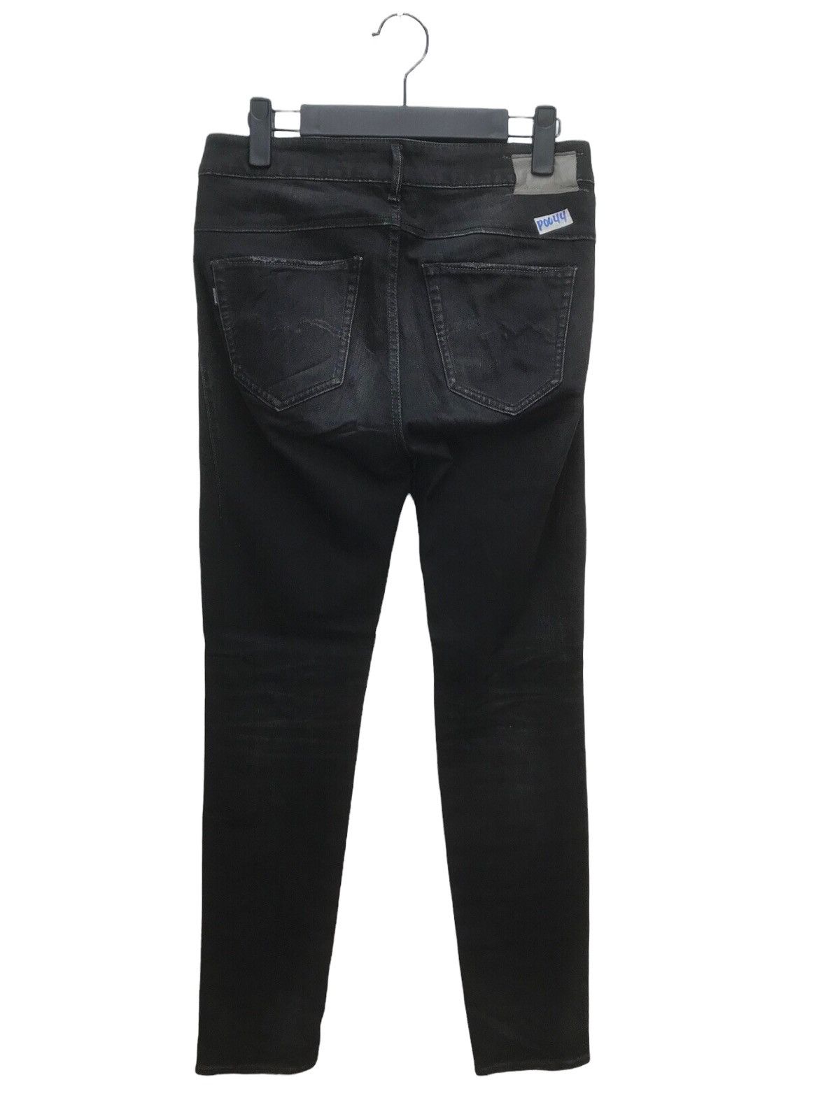 Japanese Brand ANTGAUGE DISTRESS DAMAGE STYLE SKINNY DENIM Size US 40 / EU 56 - 2 Thumbnail
