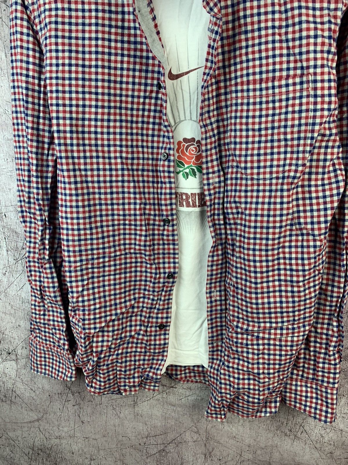 Flannel × Vintage Vintage Flannel Plaid Shirt Travis Style Size US L / EU 52-54 / 3 - 3 Thumbnail