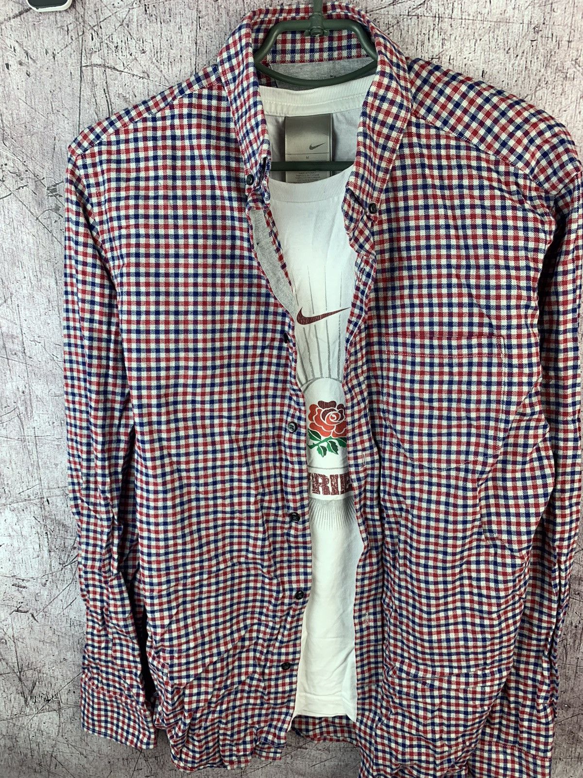 Flannel × Vintage Vintage Flannel Plaid Shirt Travis Style Size US L / EU 52-54 / 3 - 2 Thumbnail
