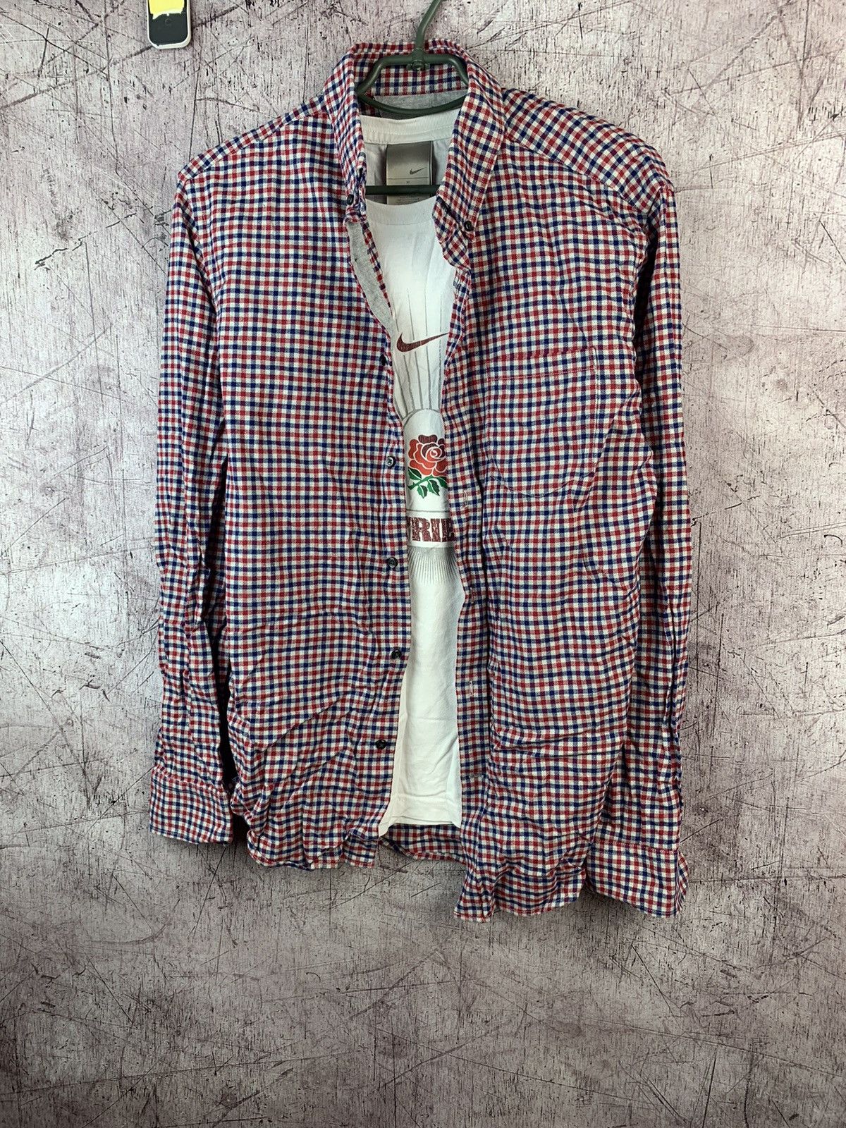 Flannel × Vintage Vintage Flannel Plaid Shirt Travis Style Size US L / EU 52-54 / 3 - 1 Thumbnail