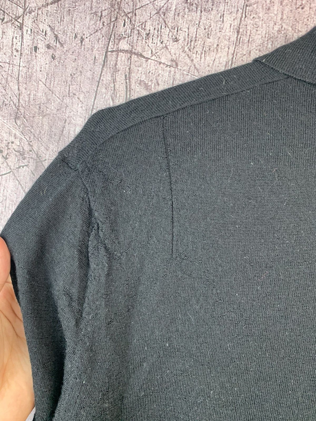 Allsaints Allsaints Merino Wool Long Sleeve Polo Shirt Size US S / EU 44-46 / 1 - 7 Thumbnail
