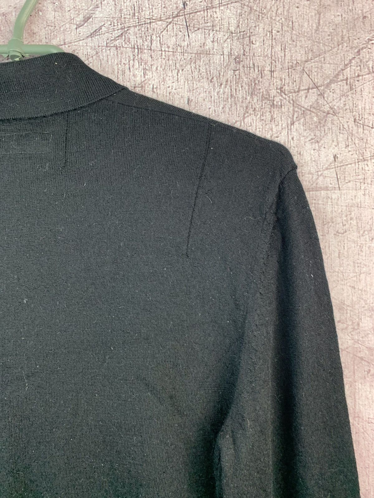 Allsaints Allsaints Merino Wool Long Sleeve Polo Shirt Size US S / EU 44-46 / 1 - 5 Thumbnail