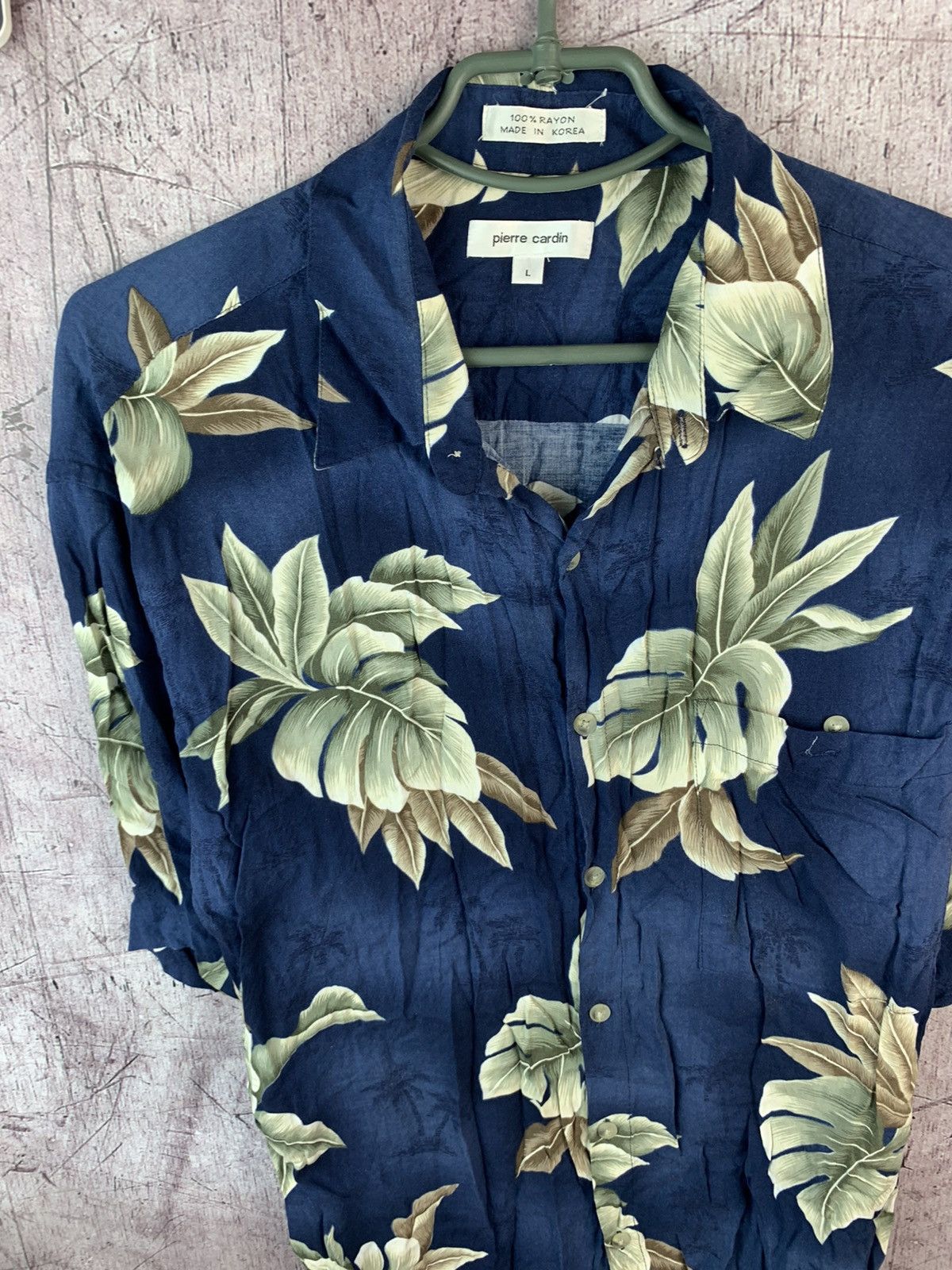 Pierre Cardin Vintage Pierre Cardin Mens Hawaiian Shirt Size US L / EU 52-54 / 3 - 3 Thumbnail