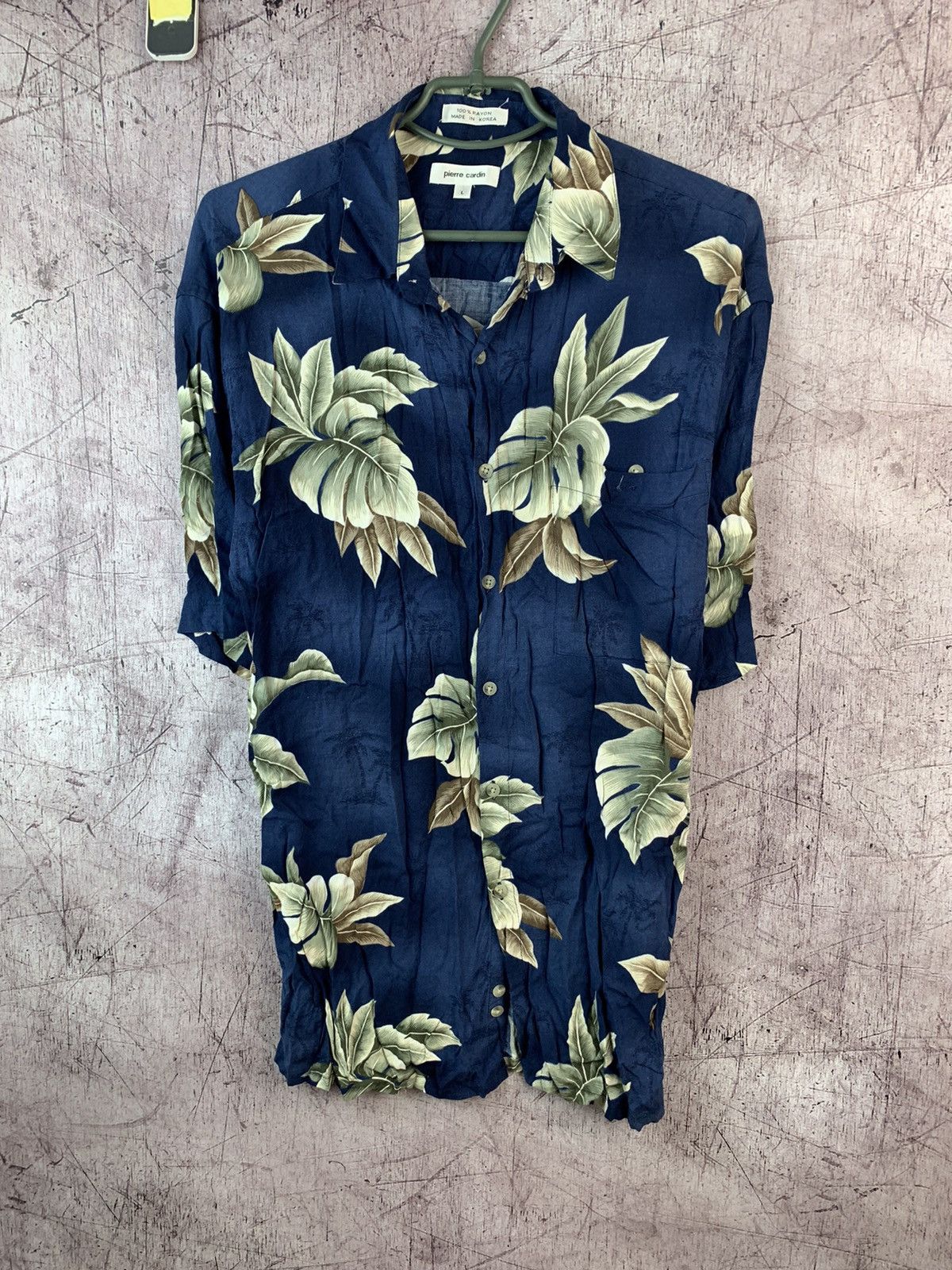 Pierre Cardin Vintage Pierre Cardin Mens Hawaiian Shirt Size US L / EU 52-54 / 3 - 1 Thumbnail