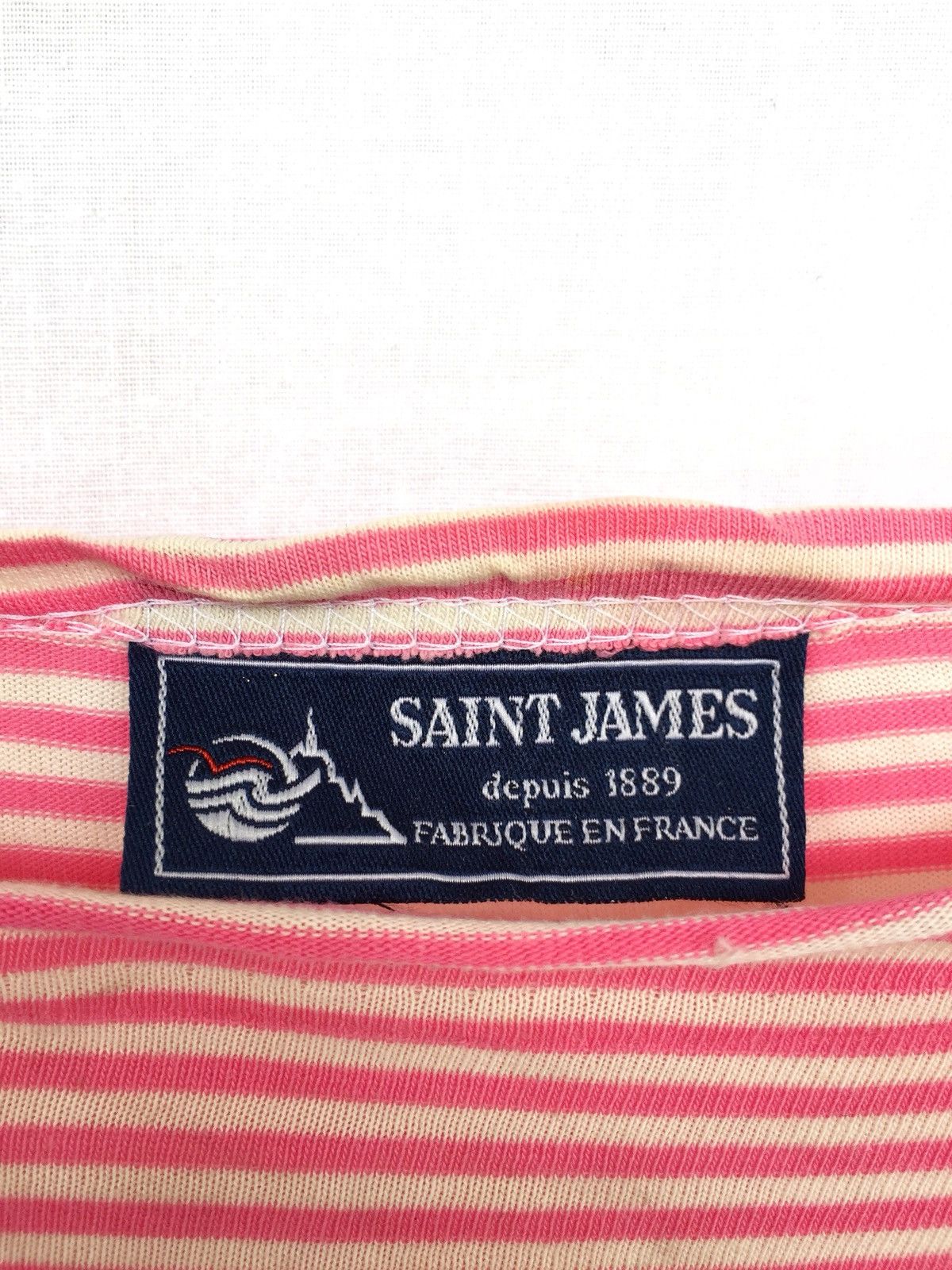 Saint James 90s Saint James Ouessant Tulip Border Stripe Shirt Size US L / EU 52-54 / 3 - 5 Thumbnail