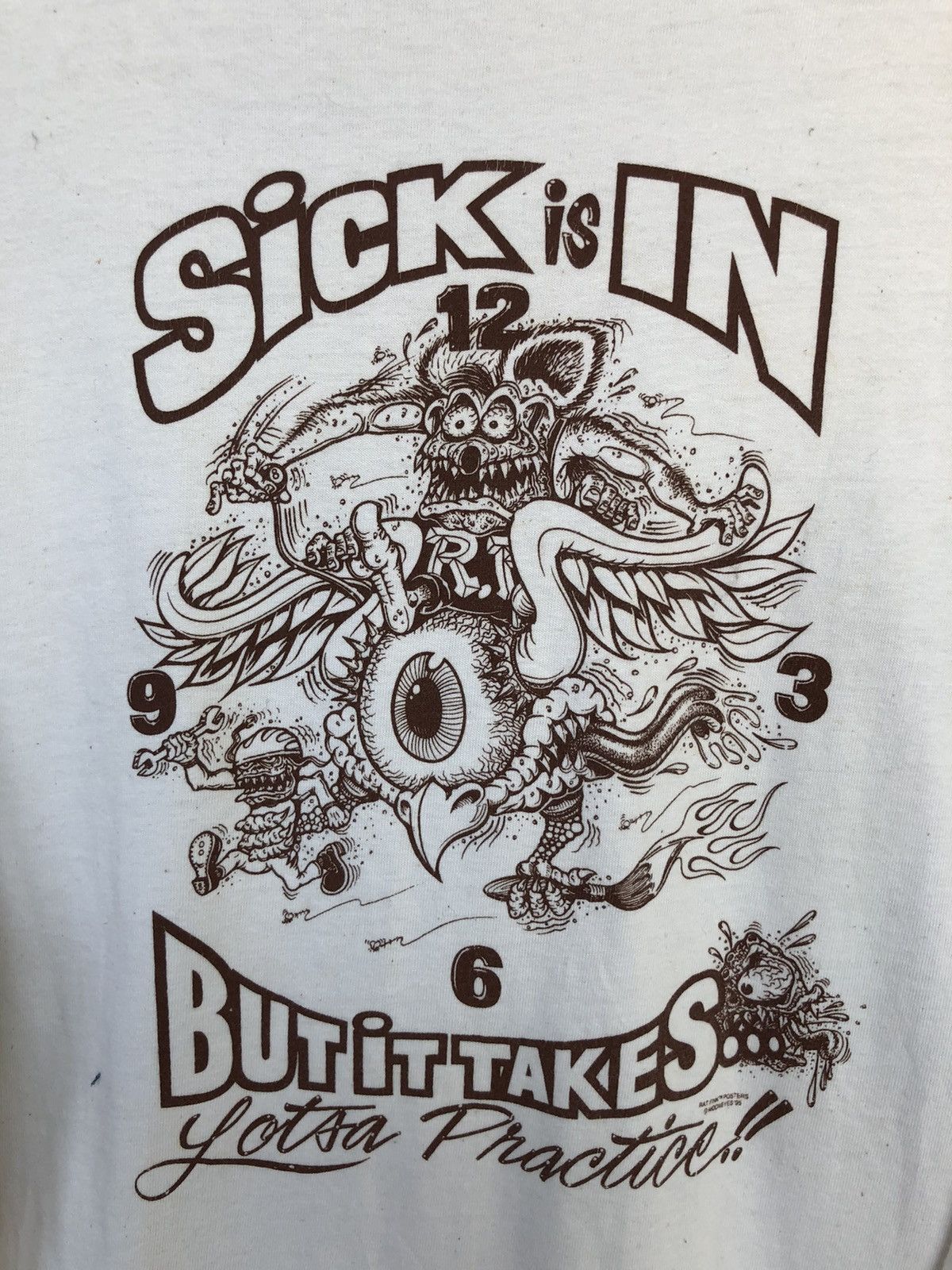 Band Tees SICK🔥90s Mooneyes Rat Finks ™️ Logo Moto LS Shirt Size US M / EU 48-50 / 2 - 6 Thumbnail