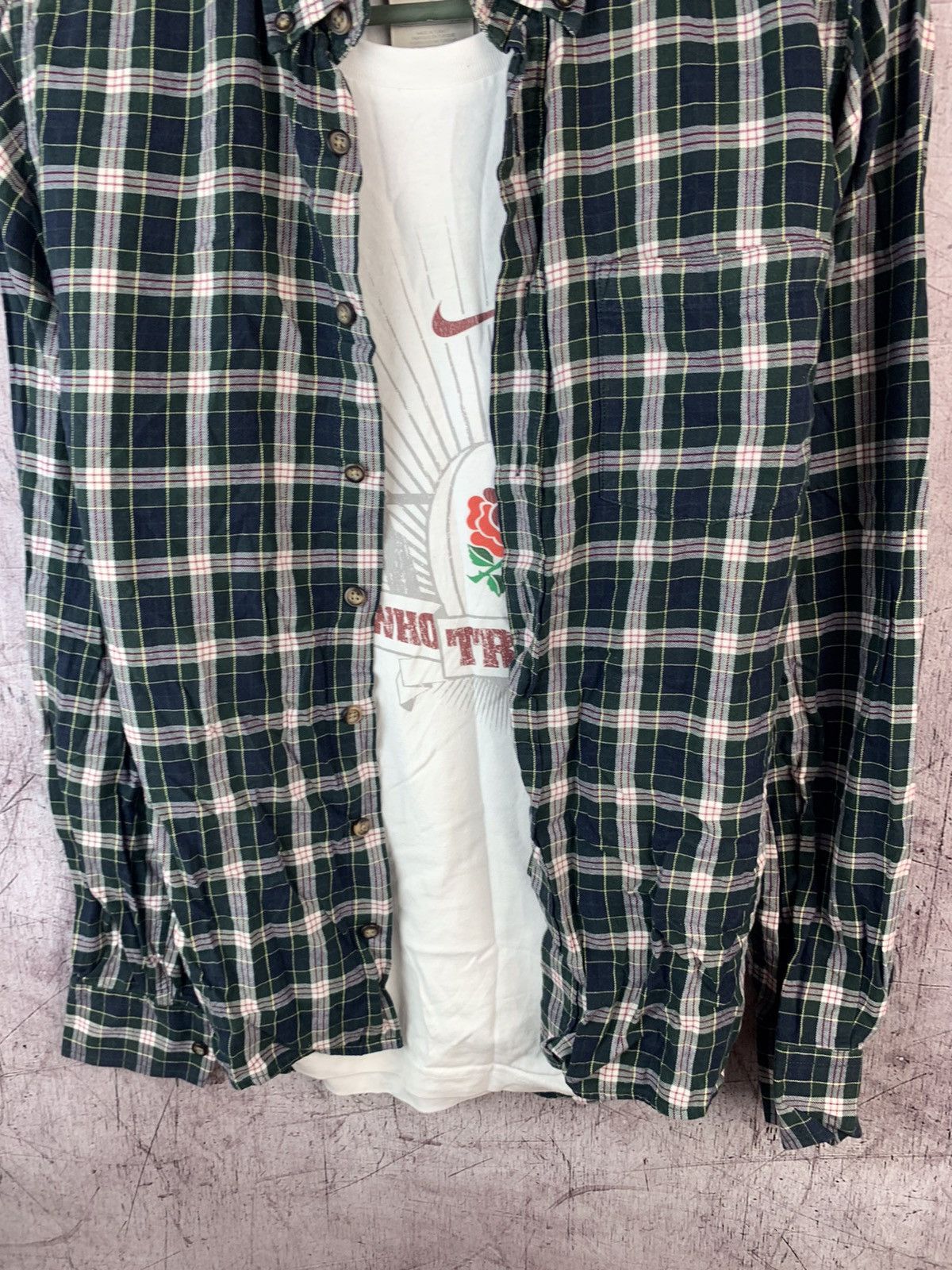 Flannel × Vintage Vintage Flannel Plaid Shirt Travis Style Size US L / EU 52-54 / 3 - 3 Thumbnail
