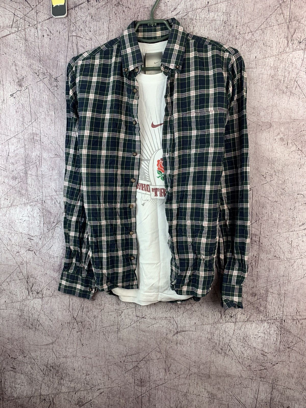 Flannel × Vintage Vintage Flannel Plaid Shirt Travis Style Size US L / EU 52-54 / 3 - 1 Thumbnail