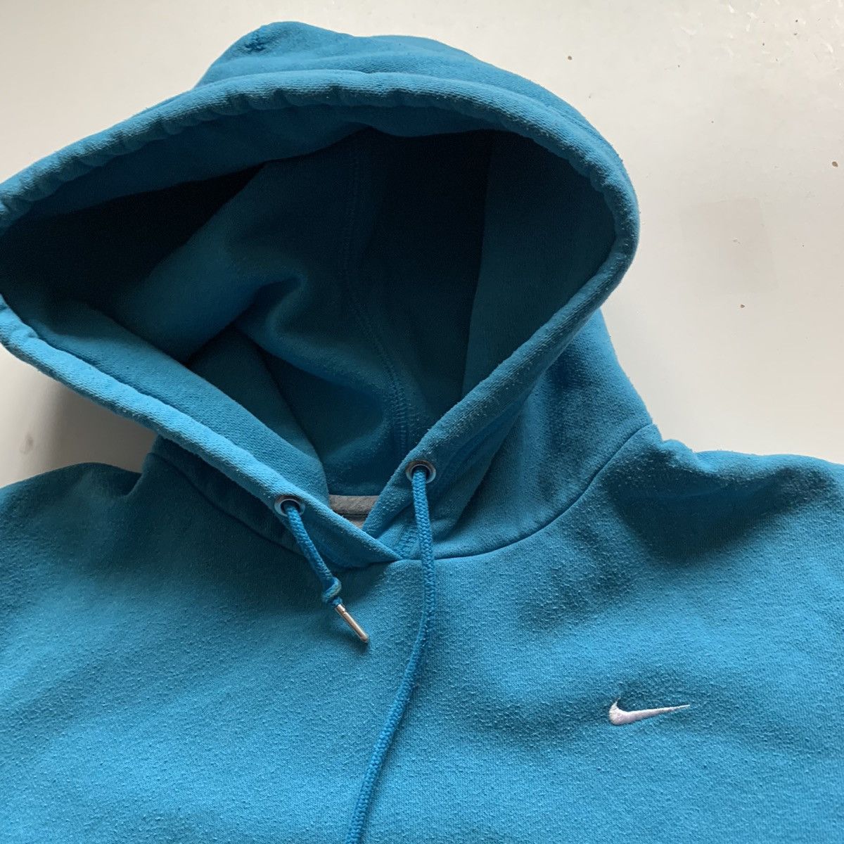 Nike × Vintage Vintage 2000s Nike Embroidered Swoosh Pullover Hoodie XS Size US XS / EU 42 / 0 - 2 Thumbnail