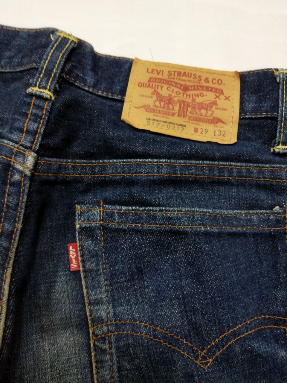 Levi's Vintage Clothing Vintage Levi's Lot 517 Capital E Blue Jeans - Size 29 Size US 29 - 7 Thumbnail