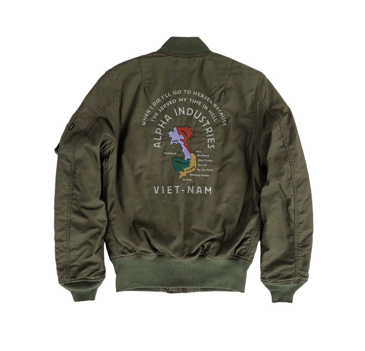 Alpha Industries Alpha Industries Men's Souvenir MA-1 Flight Jacket Size US M / EU 48-50 / 2 - 9 Thumbnail