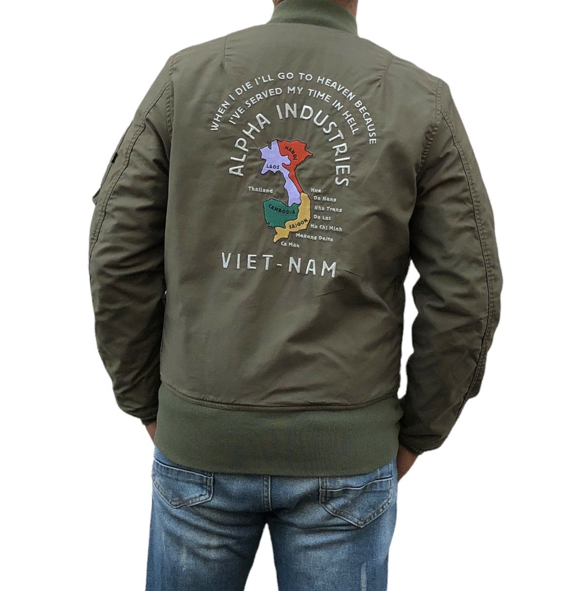 Alpha Industries Alpha Industries Men's Souvenir MA-1 Flight Jacket Size US M / EU 48-50 / 2 - 5 Thumbnail