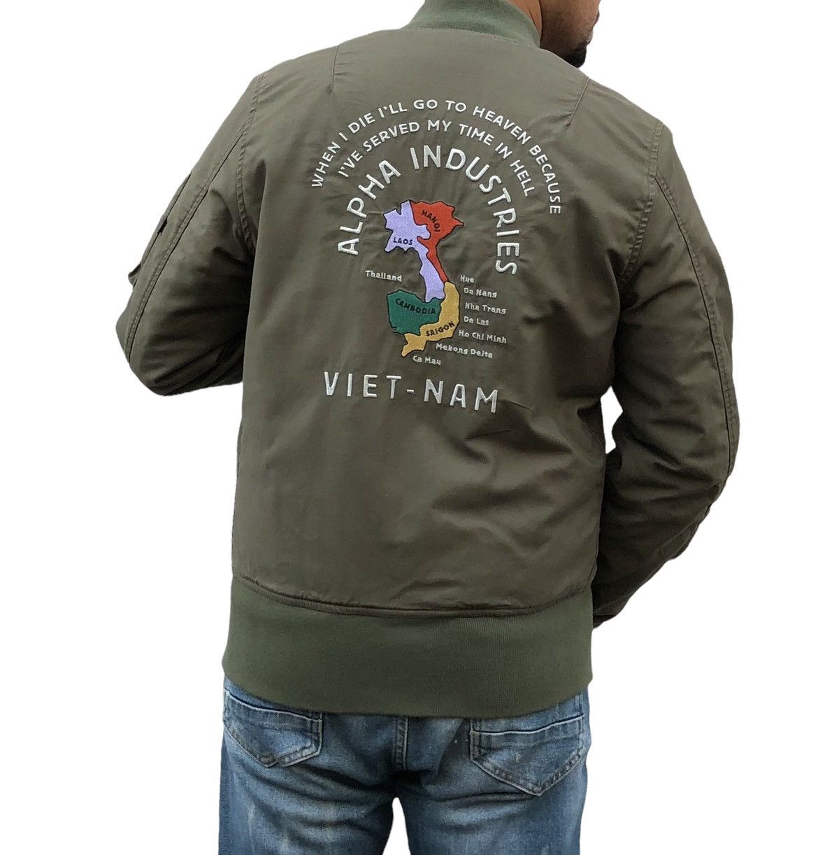 Alpha Industries Alpha Industries Men's Souvenir MA-1 Flight Jacket Size US M / EU 48-50 / 2 - 4 Thumbnail