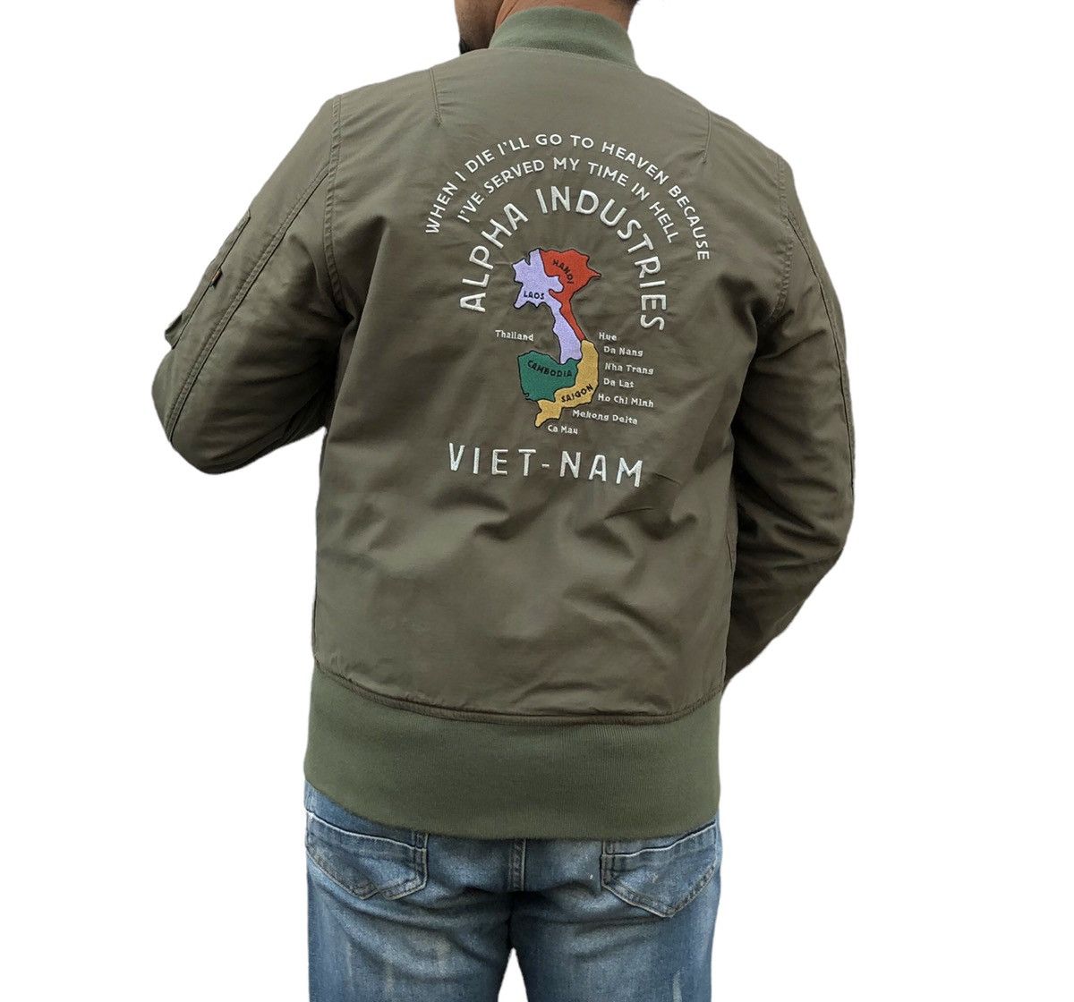 Alpha Industries Alpha Industries Men's Souvenir MA-1 Flight Jacket Size US M / EU 48-50 / 2 - 3 Thumbnail