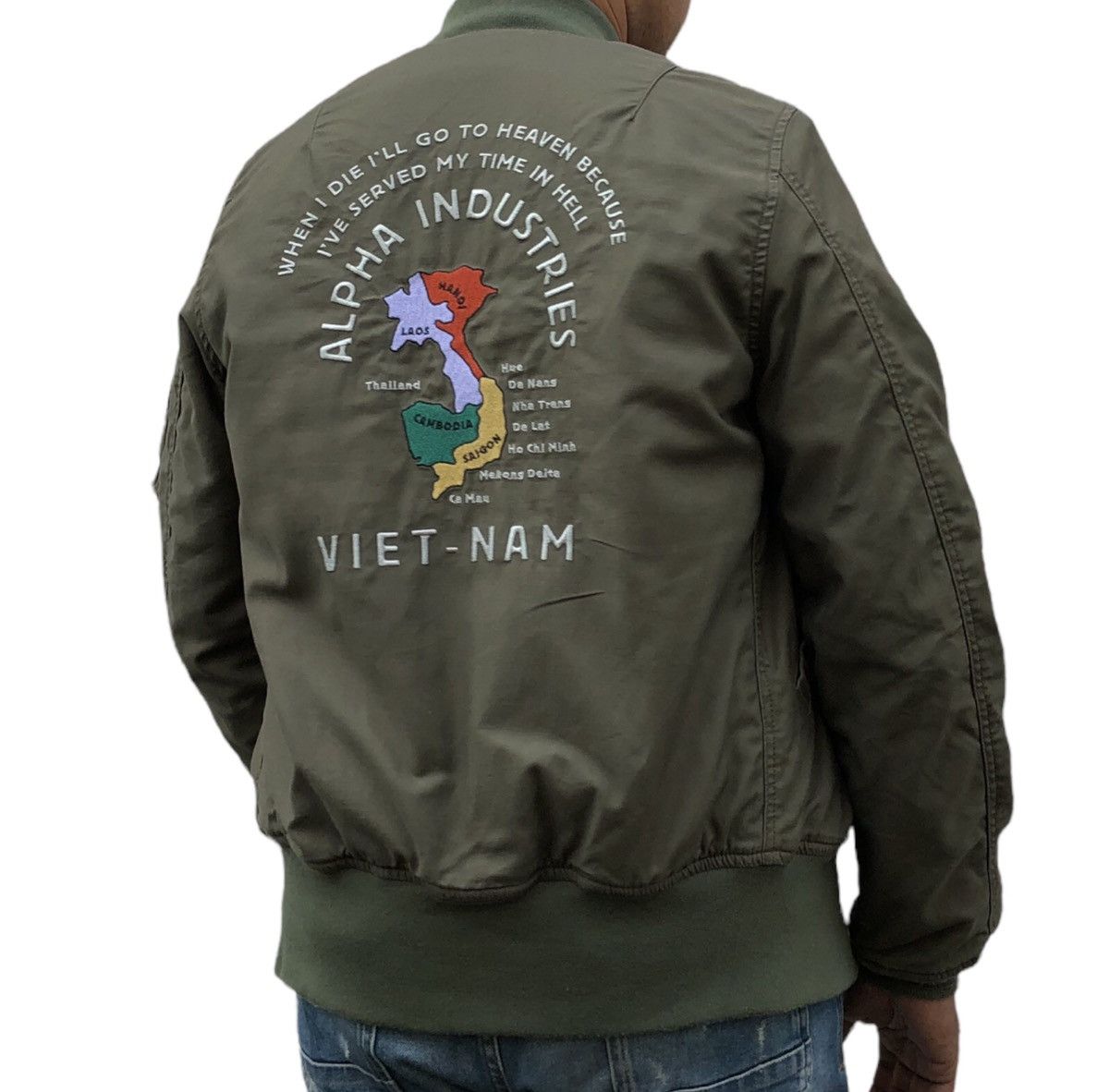 Alpha Industries Alpha Industries Men's Souvenir MA-1 Flight Jacket Size US M / EU 48-50 / 2 - 7 Thumbnail