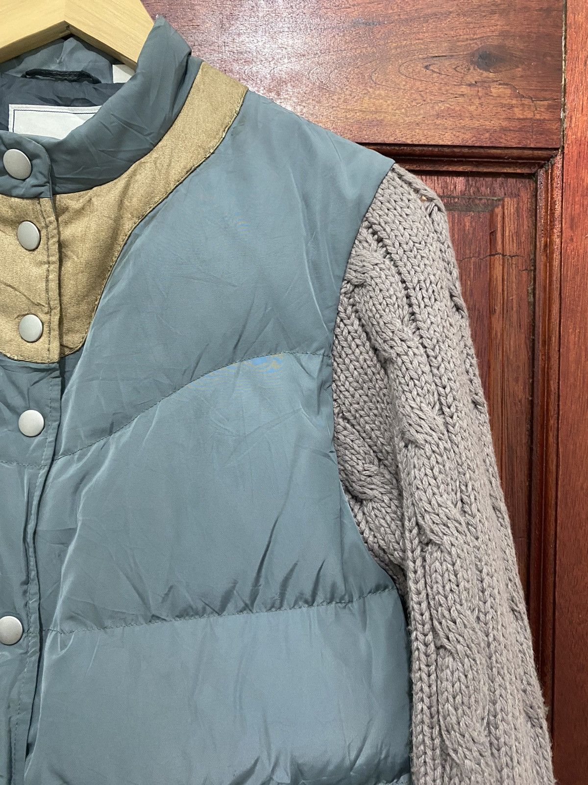 Jun Takahashi Undercover Jun Takahashi Puffer Jacket Knitted Sleeve Design Size L / US 10 / IT 46 - 5 Thumbnail