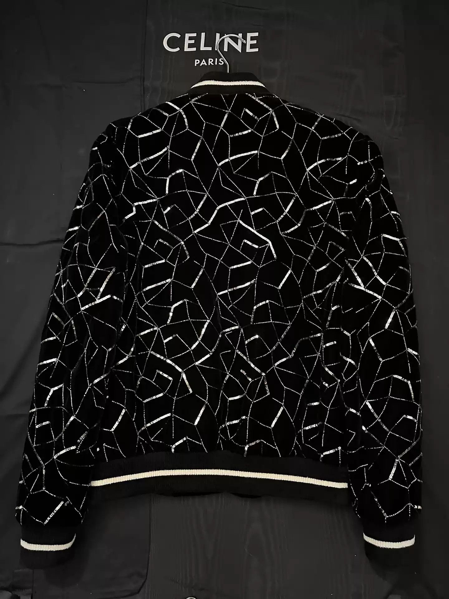 Saint Laurent Paris Saint Laurent 19Fw Velvet Bomber Jacket Size 48 Size US M / EU 48-50 / 2 - 2 Thumbnail