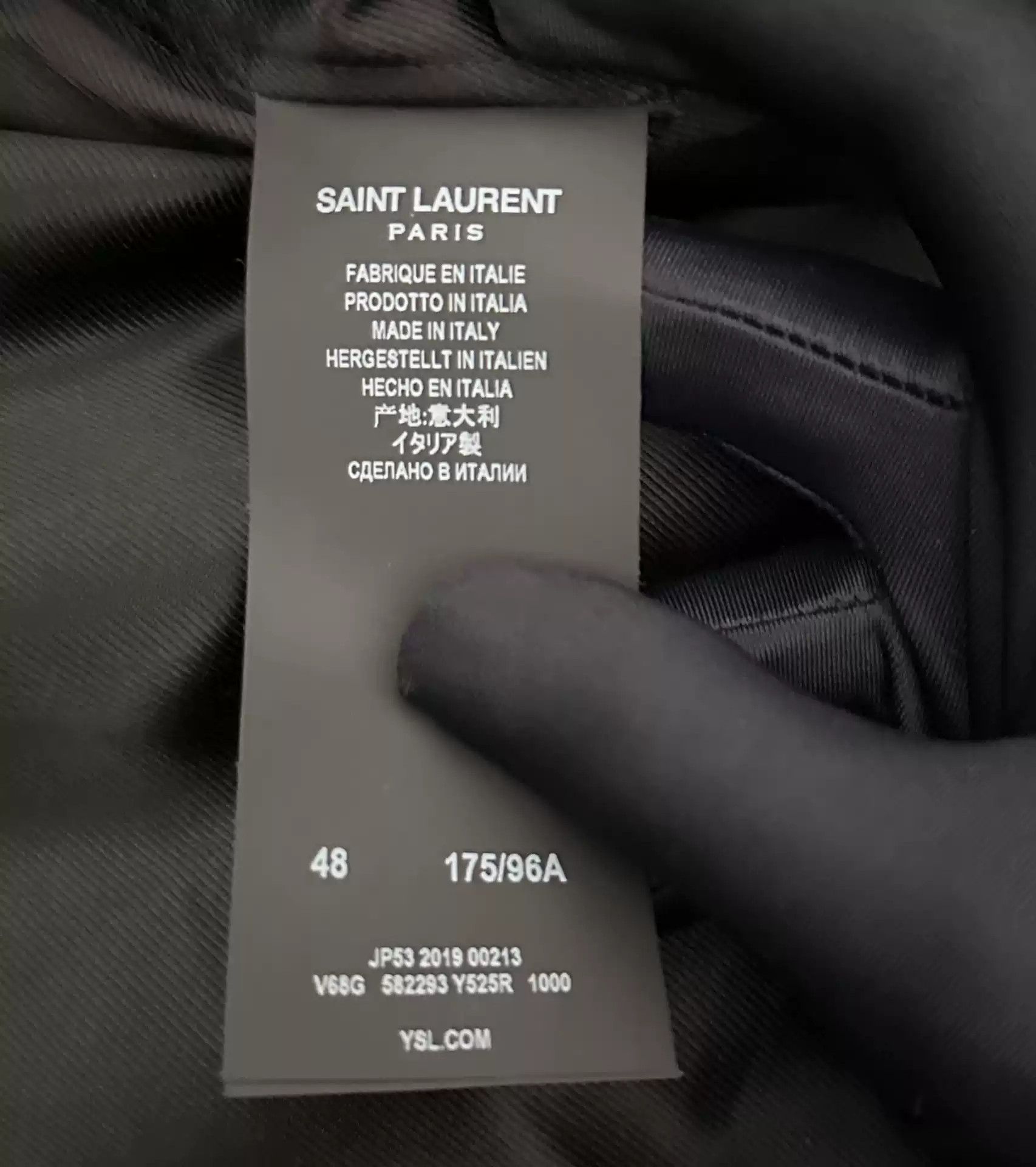 Saint Laurent Paris Saint Laurent 19Fw Velvet Bomber Jacket Size 48 Size US M / EU 48-50 / 2 - 3 Thumbnail
