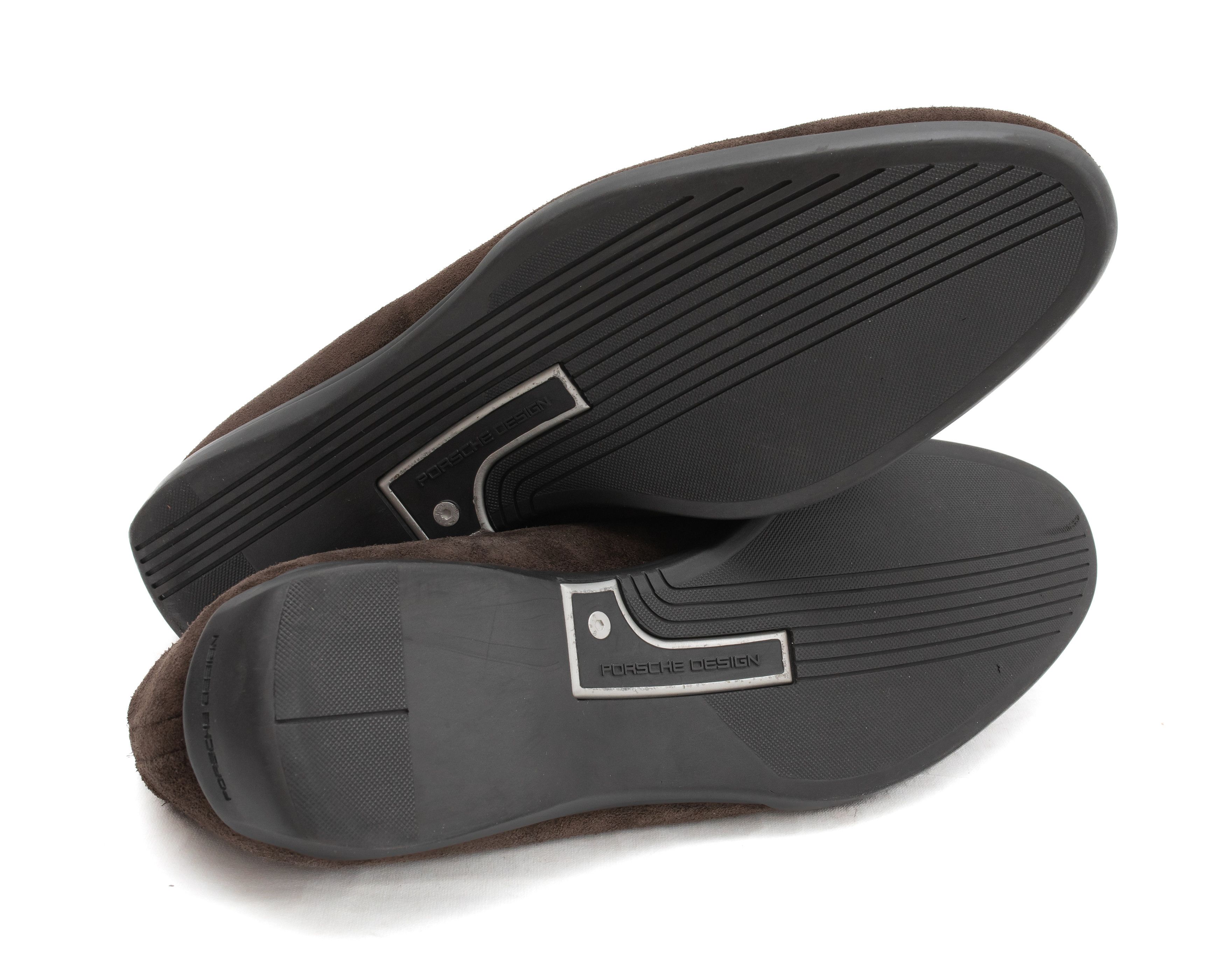 Porsche Design *No Tariff* PORSCHE DESIGN Suede Brown Loafers Size US 10 / EU 43 - 7 Thumbnail