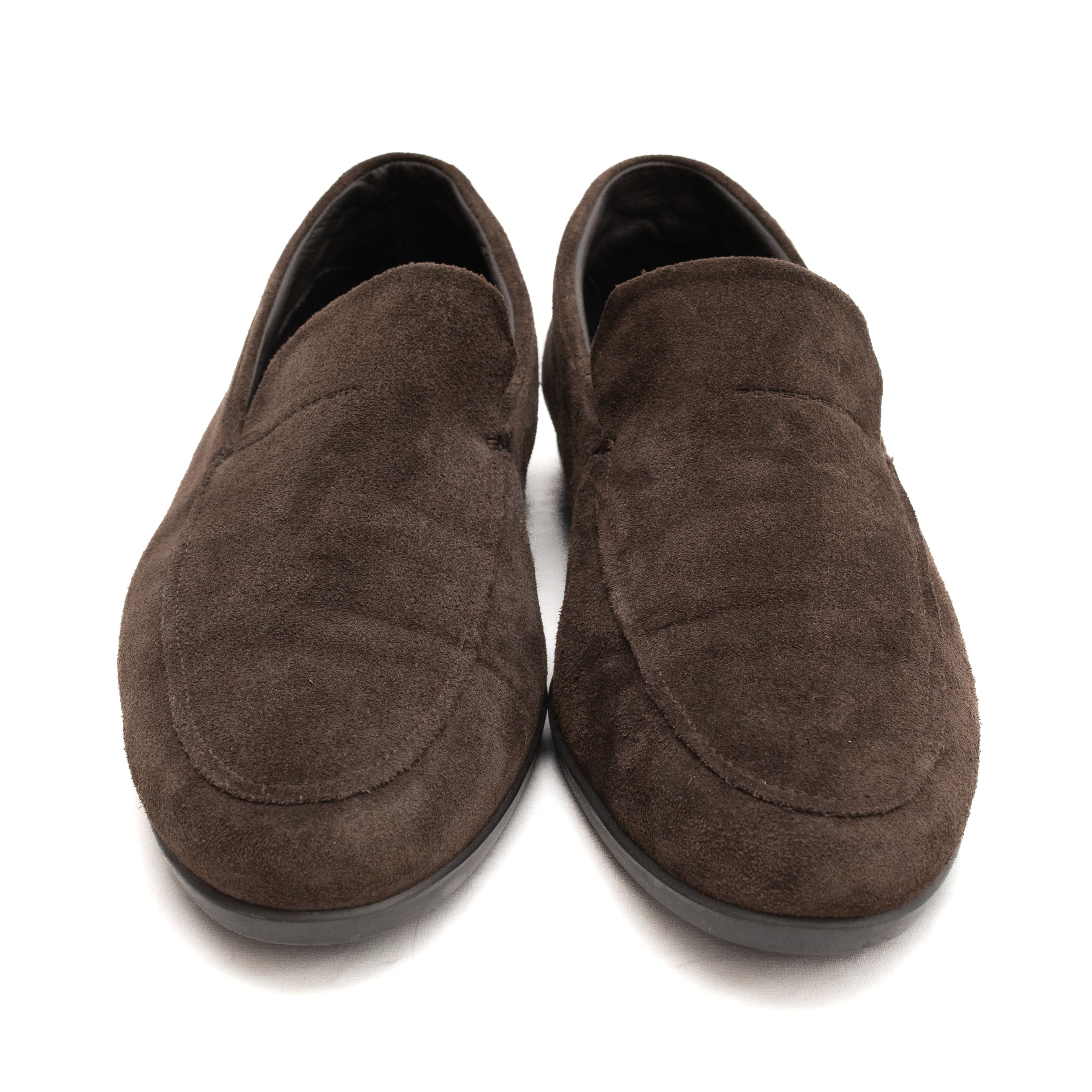 Porsche Design *No Tariff* PORSCHE DESIGN Suede Brown Loafers Size US 10 / EU 43 - 5 Thumbnail