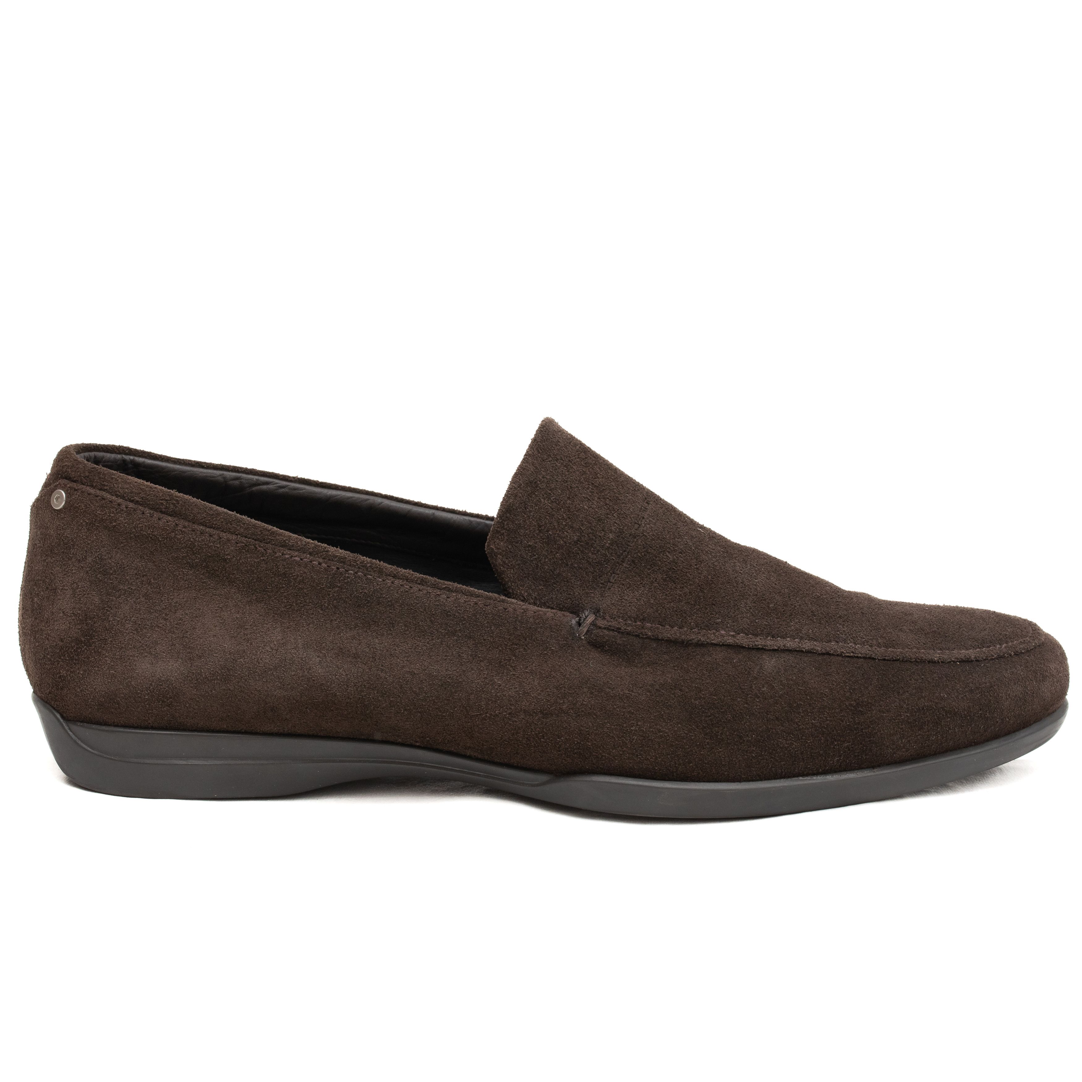 Porsche Design *No Tariff* PORSCHE DESIGN Suede Brown Loafers Size US 10 / EU 43 - 4 Thumbnail
