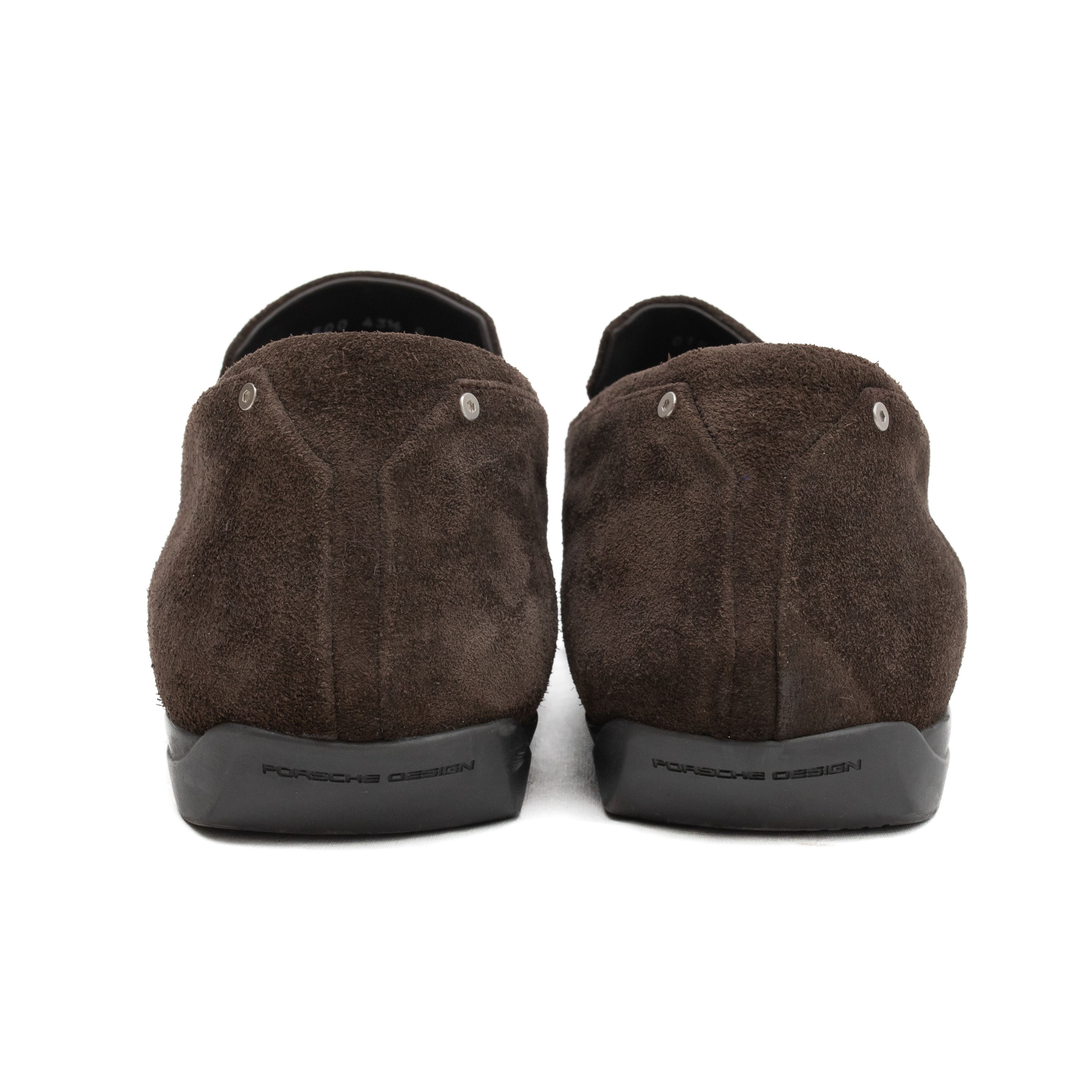Porsche Design *No Tariff* PORSCHE DESIGN Suede Brown Loafers Size US 10 / EU 43 - 6 Thumbnail