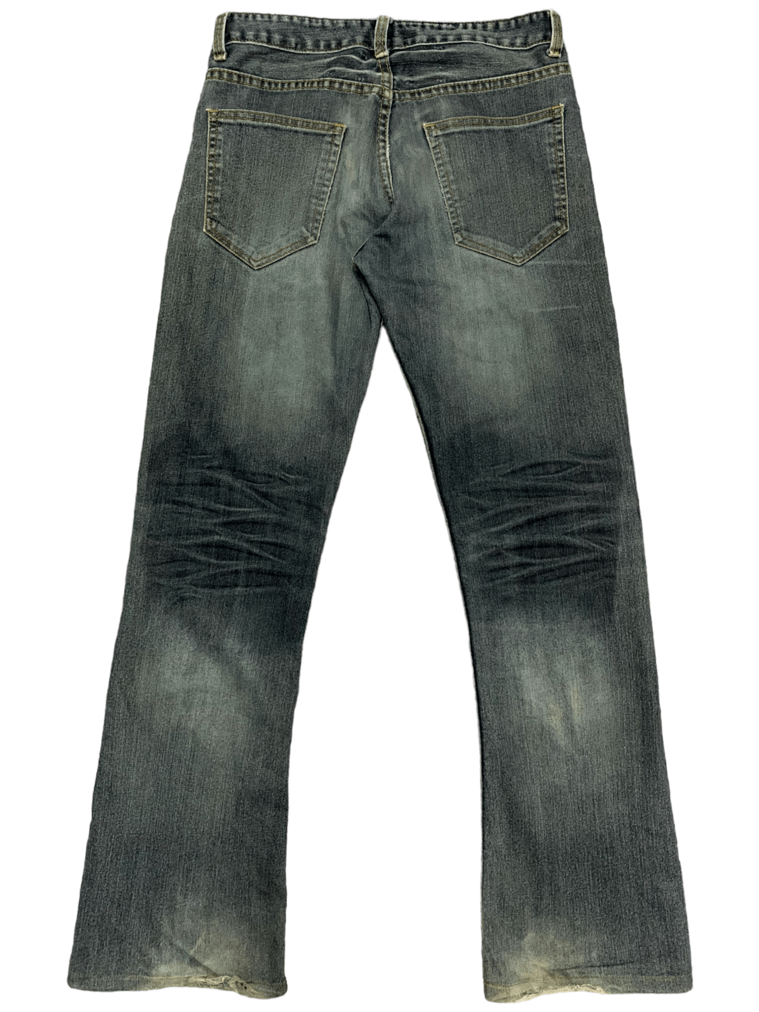 Japanese Brand Vintage Japanese Brand Faded Style Flare Jeans Size US 30 / EU 46 - 2 Thumbnail