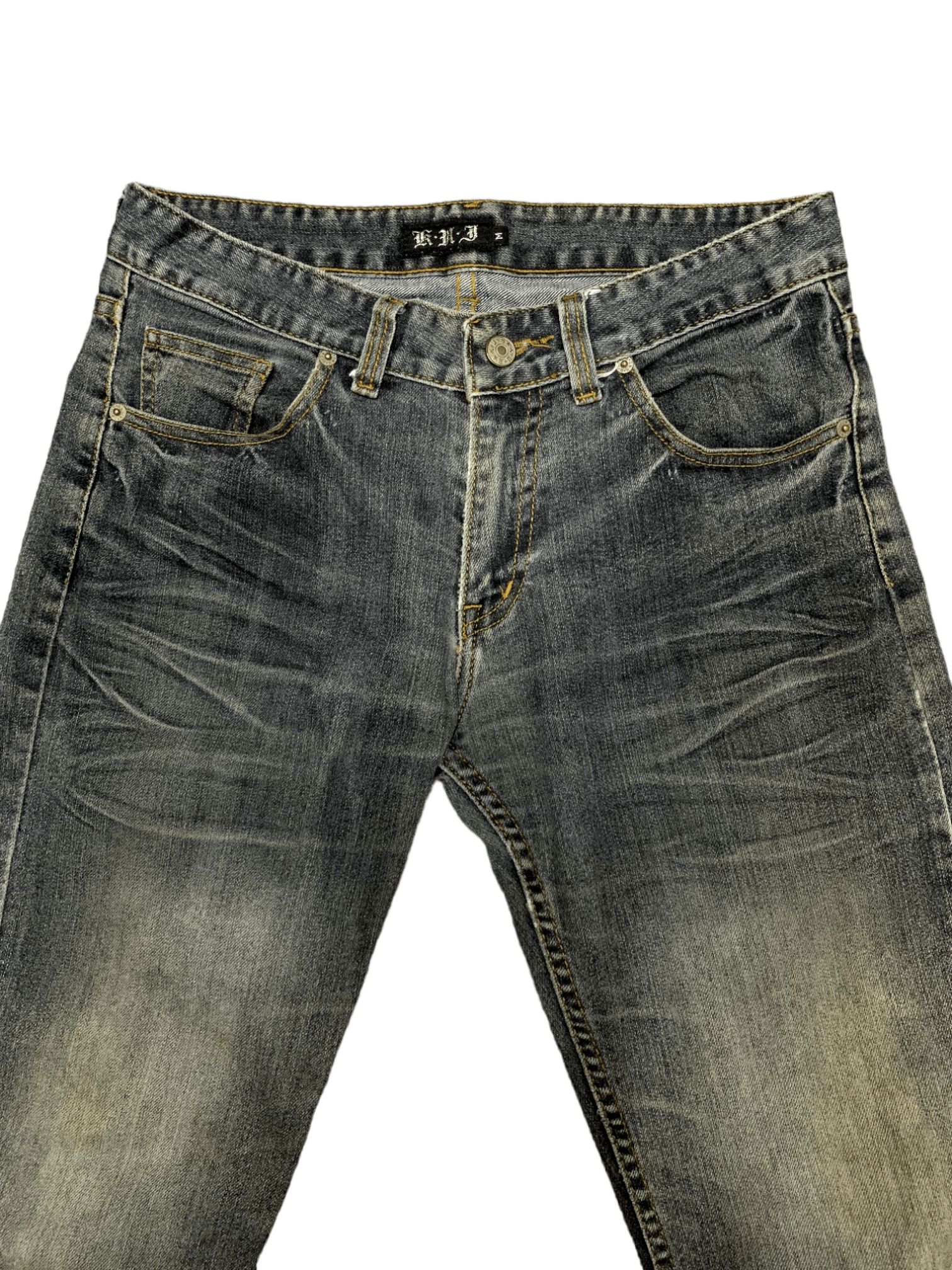 Japanese Brand Vintage Japanese Brand Faded Style Flare Jeans Size US 30 / EU 46 - 6 Thumbnail