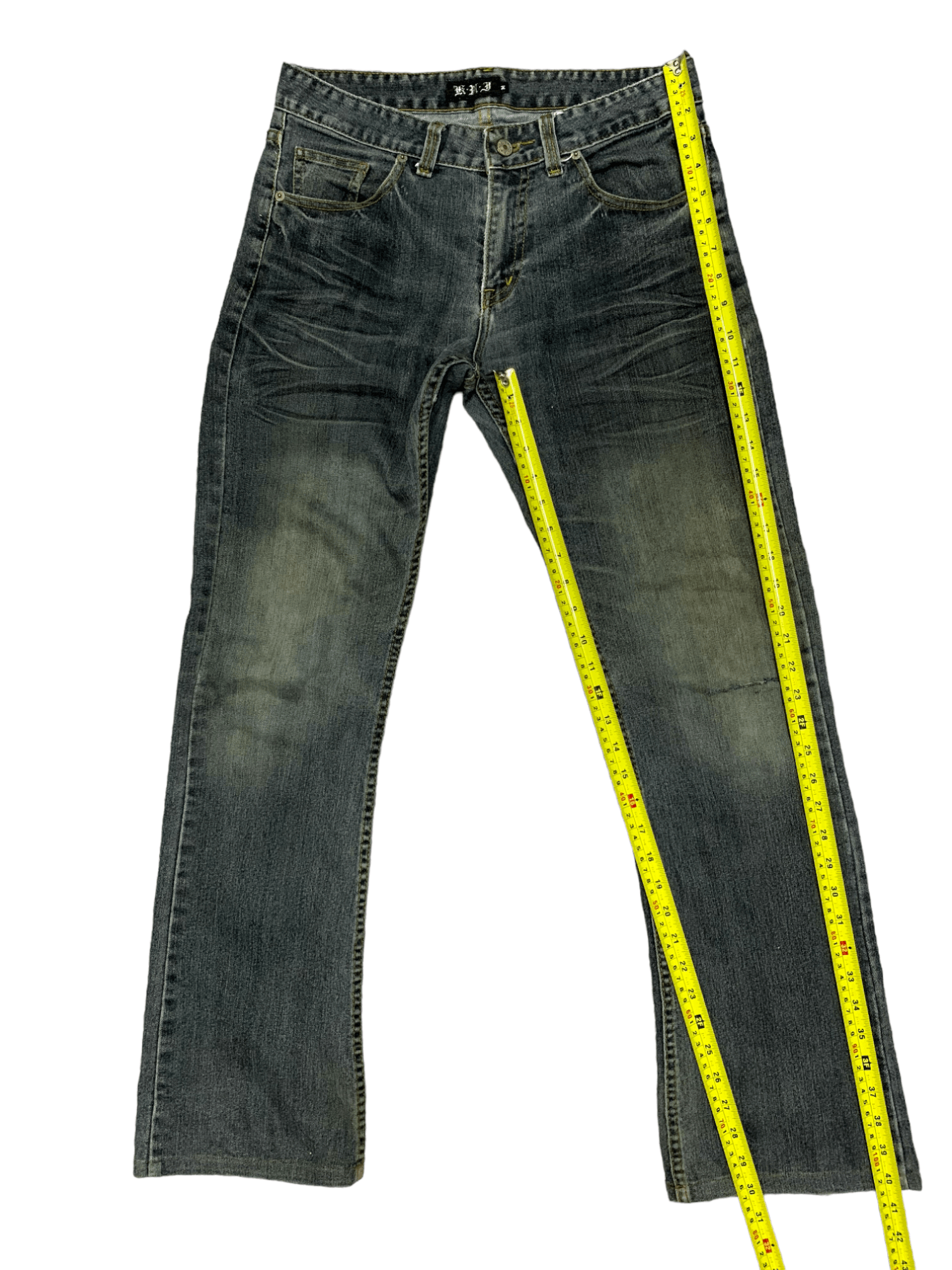 Japanese Brand Vintage Japanese Brand Faded Style Flare Jeans Size US 30 / EU 46 - 12 Thumbnail