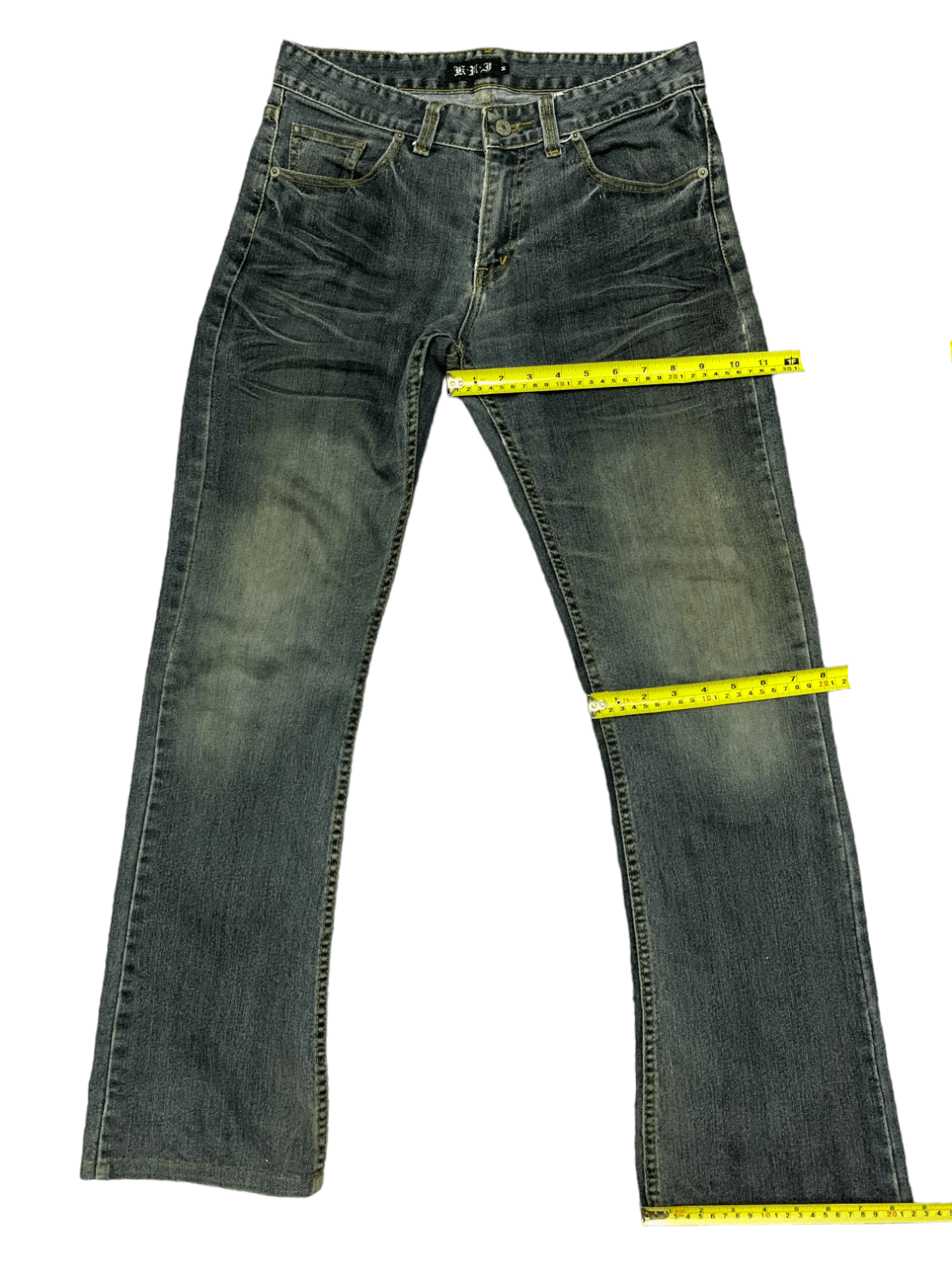 Japanese Brand Vintage Japanese Brand Faded Style Flare Jeans Size US 30 / EU 46 - 13 Thumbnail