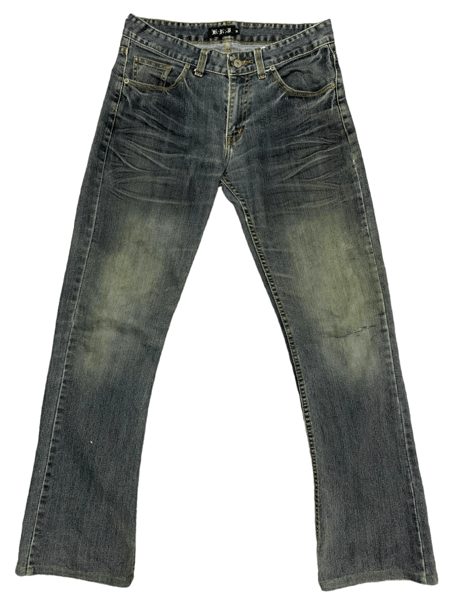 Japanese Brand Vintage Japanese Brand Faded Style Flare Jeans Size US 30 / EU 46 - 1 Thumbnail